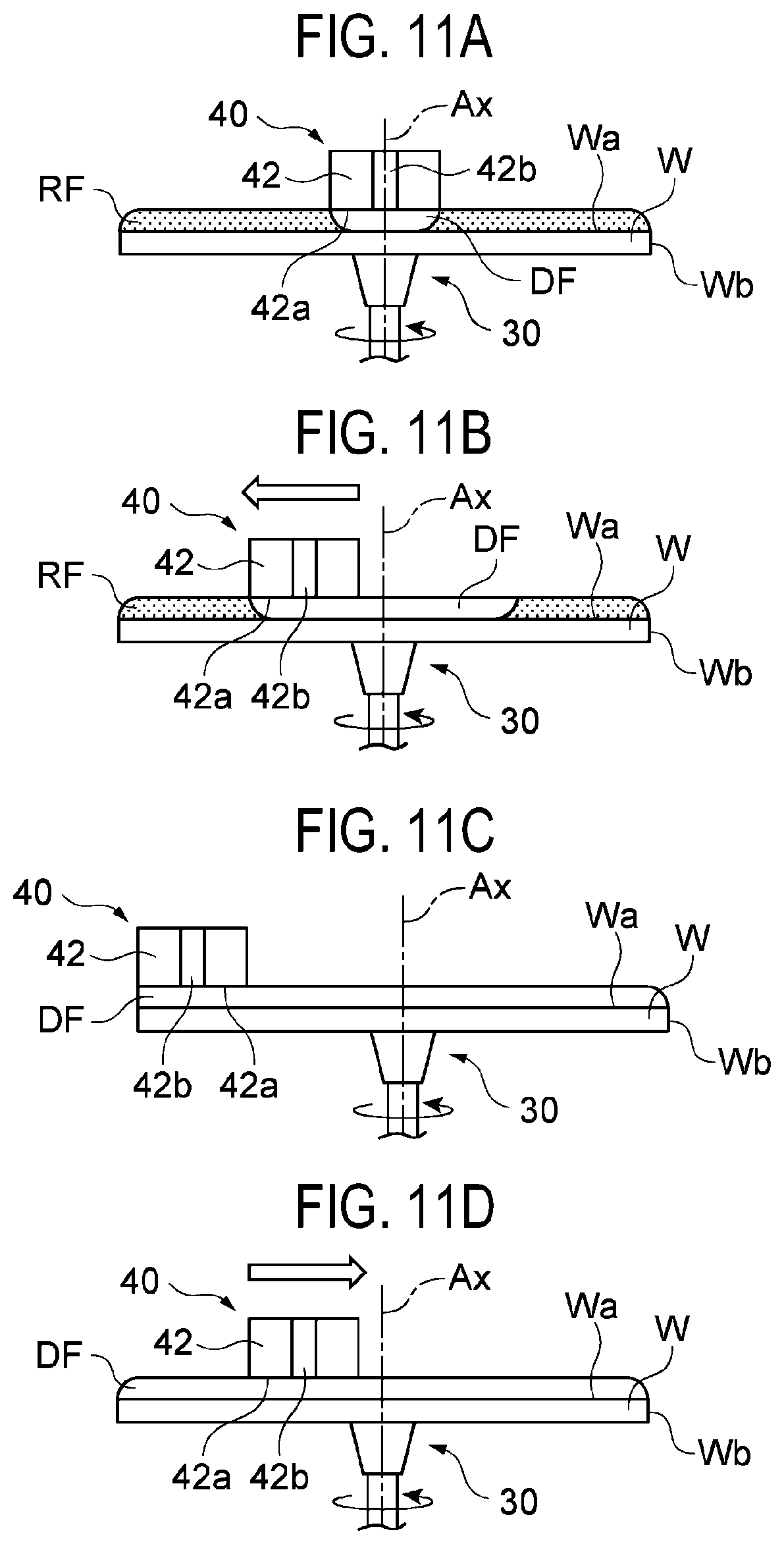 Patent US11774854 Figure 11 – Substrate processing method, storage medium, and substrate processing apparatus