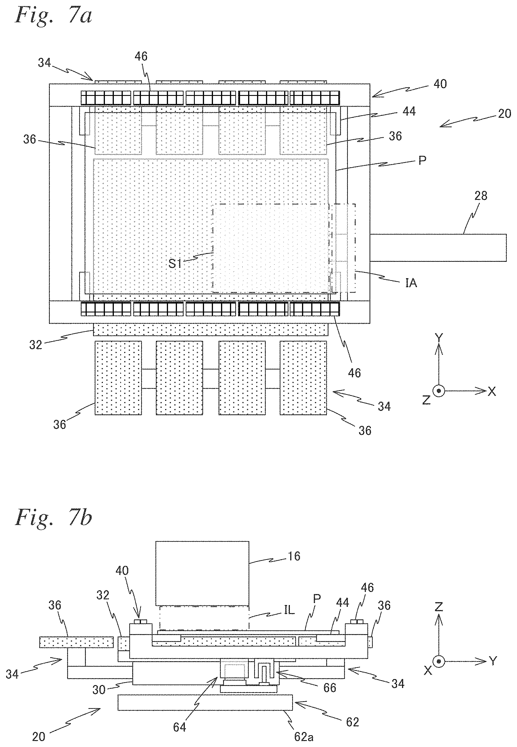 Patent US11774864 Figure 7 – Carrier device, exposure apparatus, exposure method, manufacturing method of flat-panel display, device manufacturing method, and carrying method