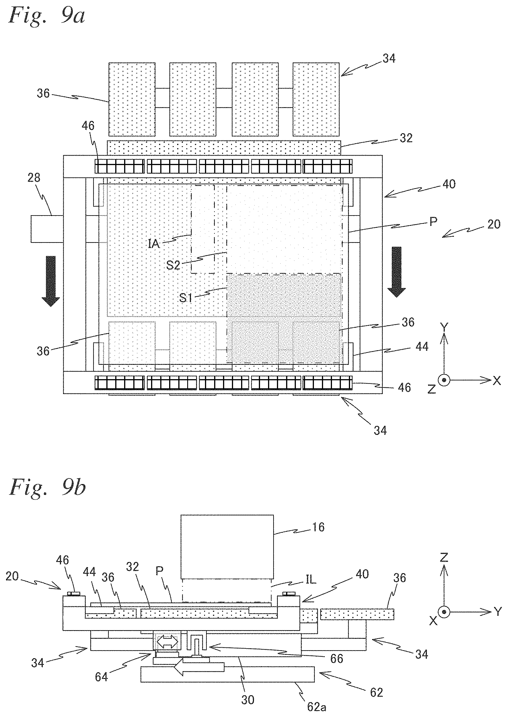 Patent US11774864 Figure 9 – Carrier device, exposure apparatus, exposure method, manufacturing method of flat-panel display, device manufacturing method, and carrying method