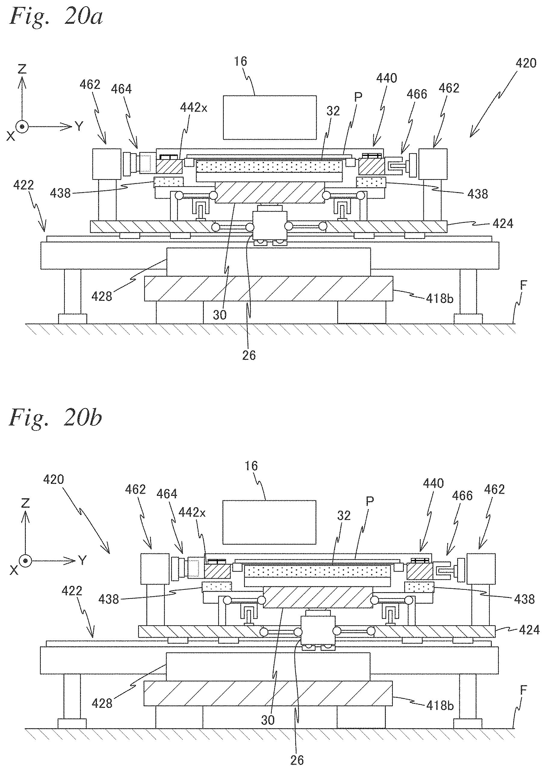 Patent US11774864 Figure 20 – Carrier device, exposure apparatus, exposure method, manufacturing method of flat-panel display, device manufacturing method, and carrying method