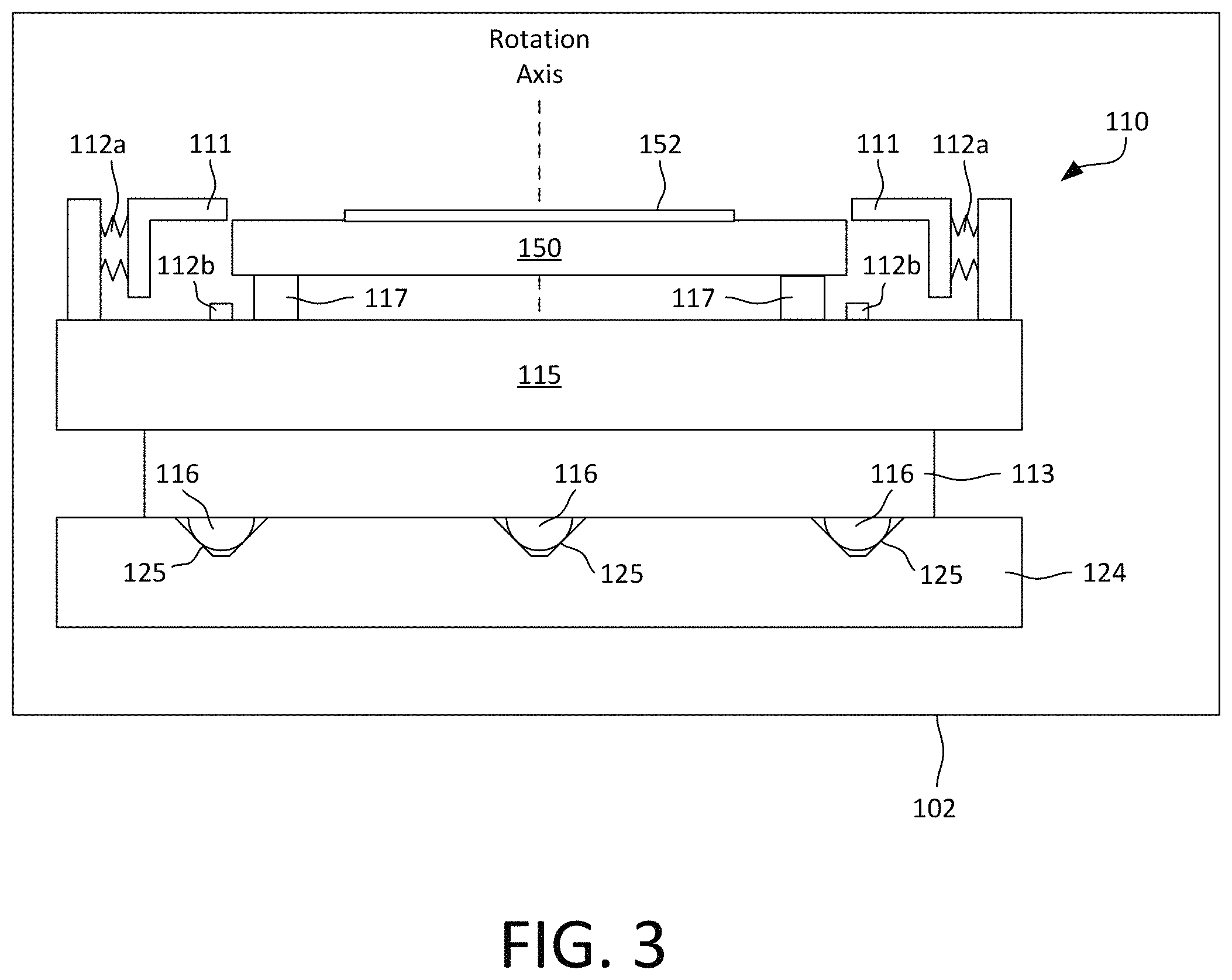 Patent US11774866 Figure 3 – Active reticle carrier for in situ stage correction