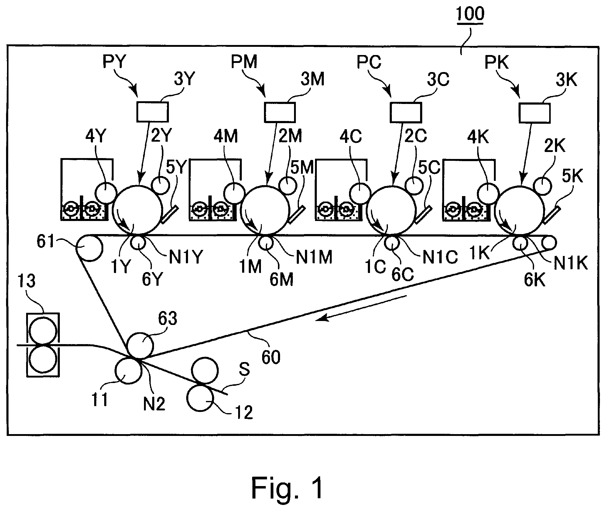Patent US11774873 Figure 1 – Image forming apparatus calculating a complex number of a discharge current waveform for determining a value of the AC charging voltage