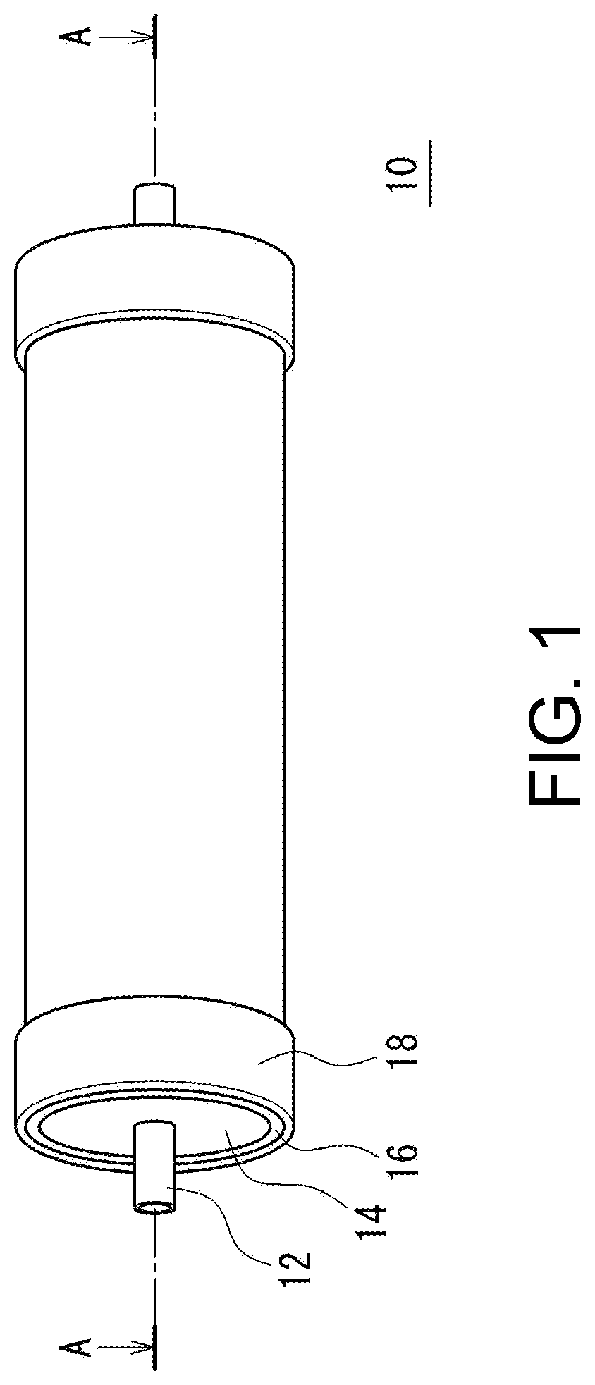 Patent US11774875 Figure 1 – Development roll for electrophotographic apparatuses
