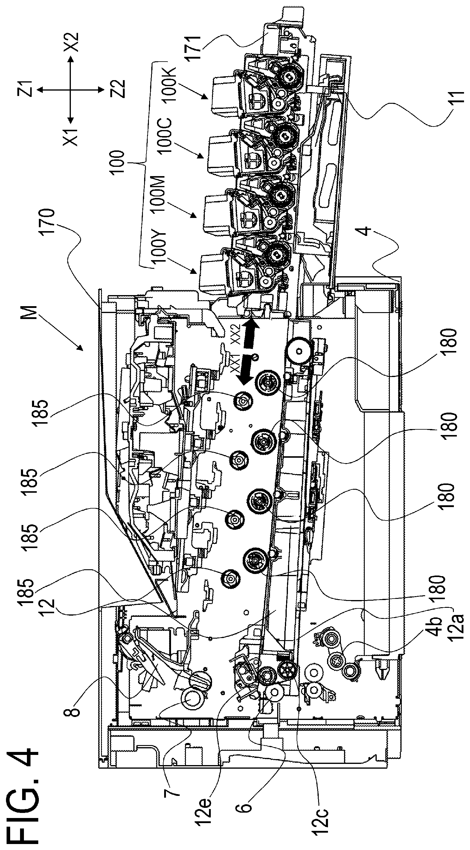 Patent US11774876 Figure 4 – Developing unit