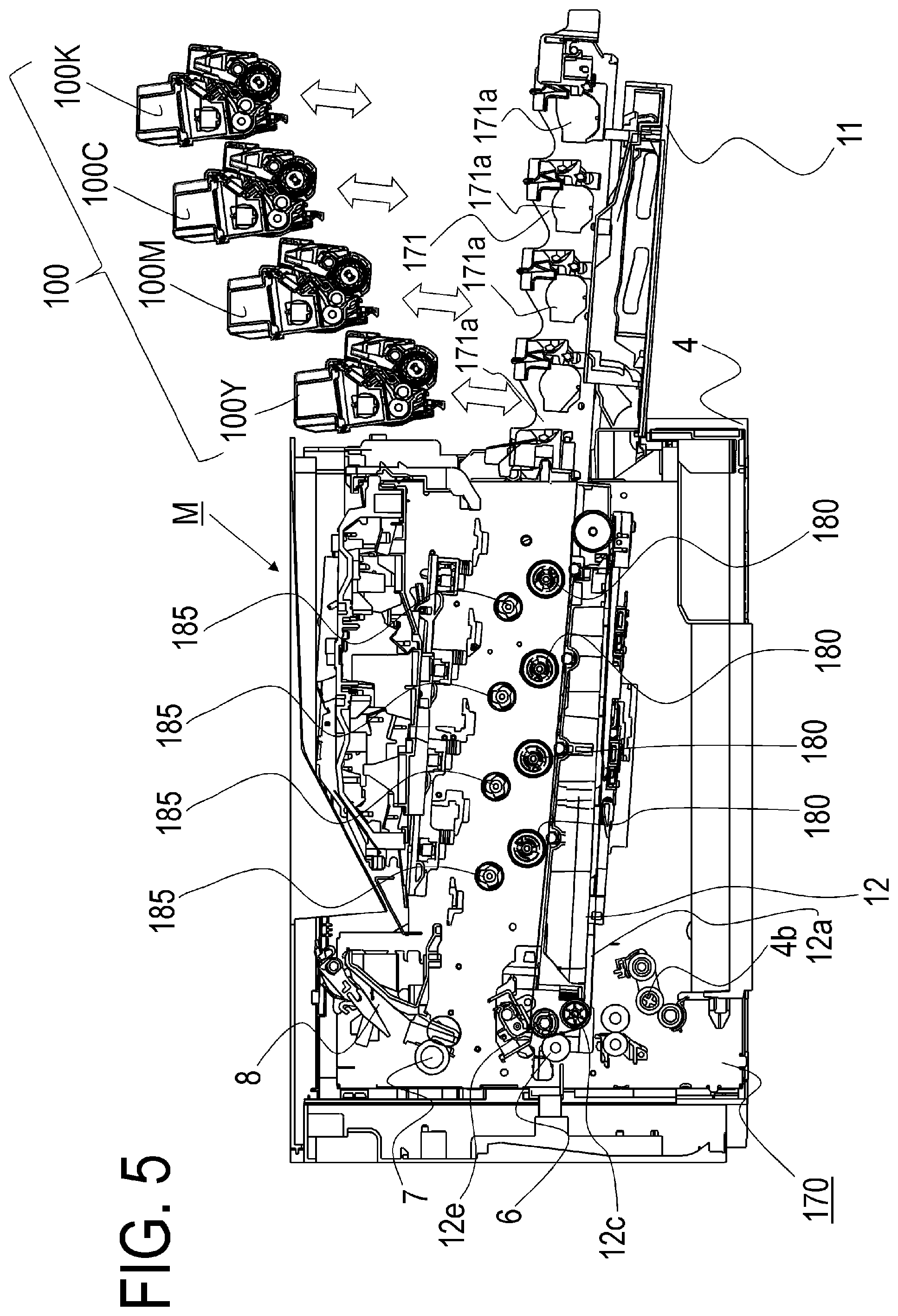 Patent US11774876 Figure 5 – Developing unit