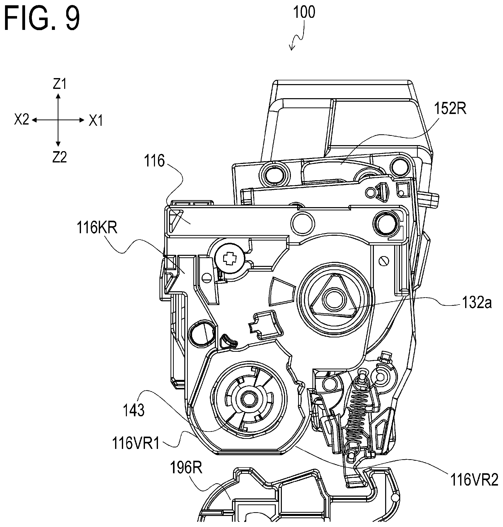 Patent US11774876 Figure 9 – Developing unit