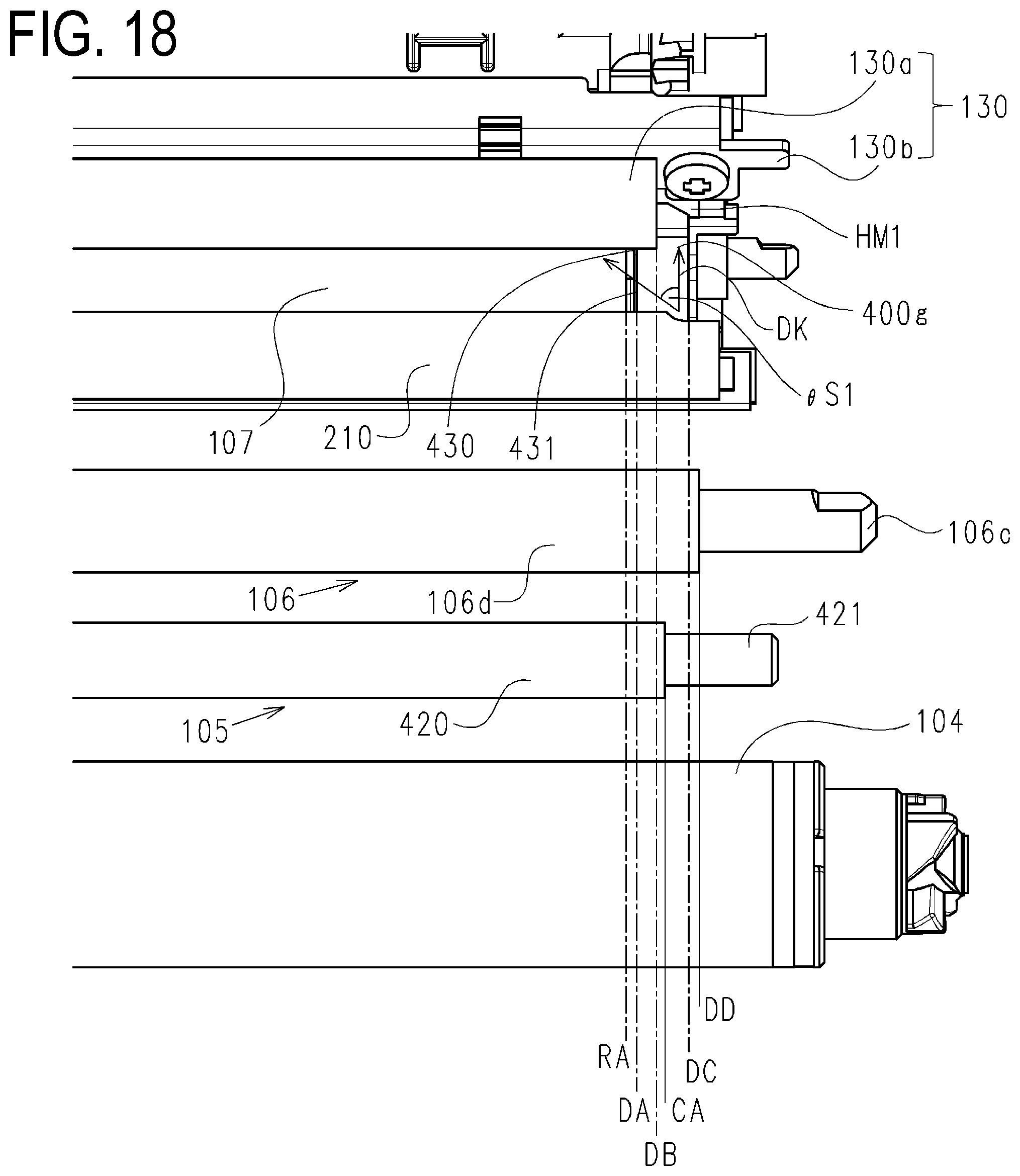 Patent US11774876 Figure 18 – Developing unit