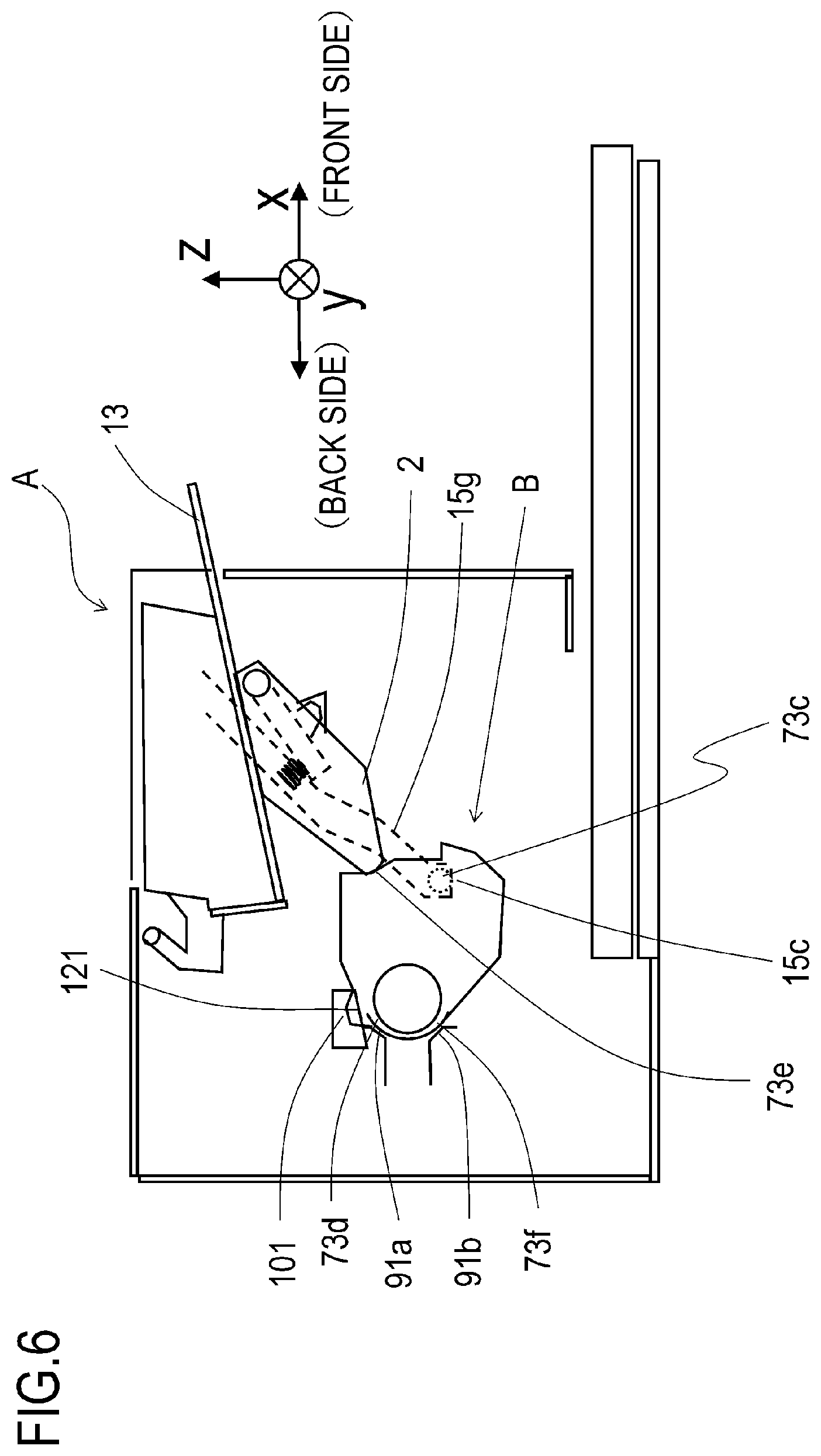Patent US11774880 Figure 6 – Image forming apparatus