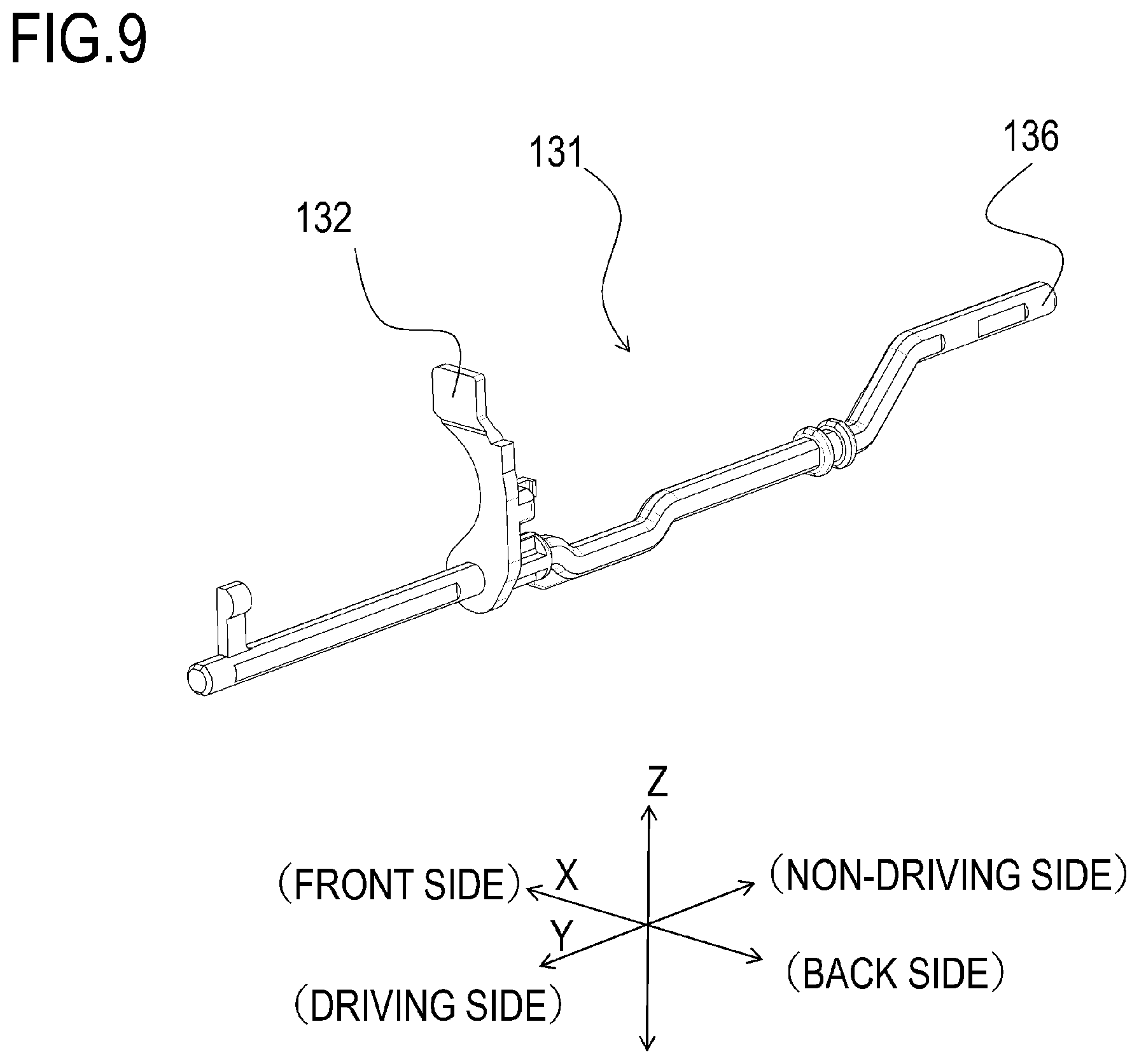 Patent US11774880 Figure 9 – Image forming apparatus