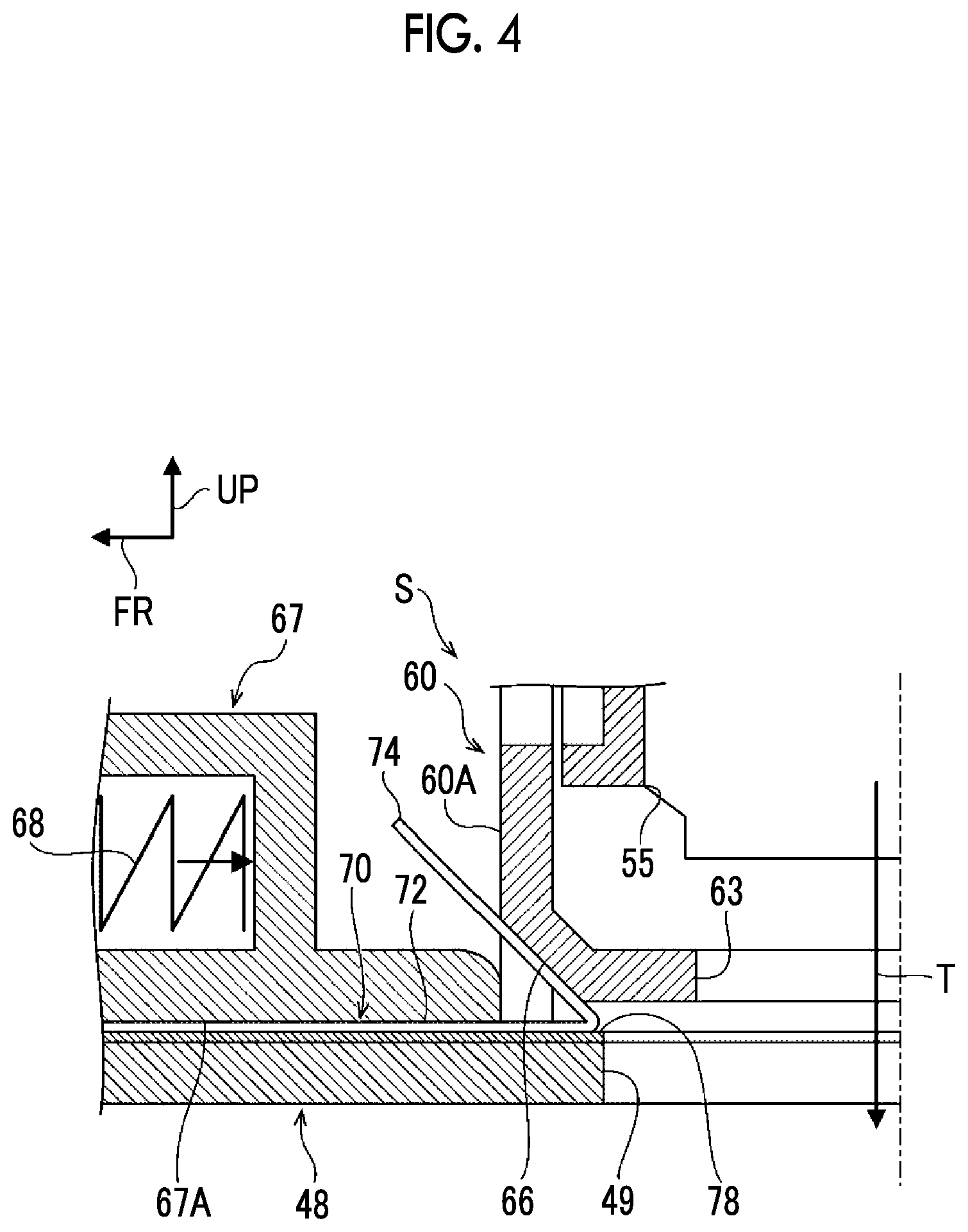 Patent US11774882 Figure 4 – Connection structure and image forming apparatus
