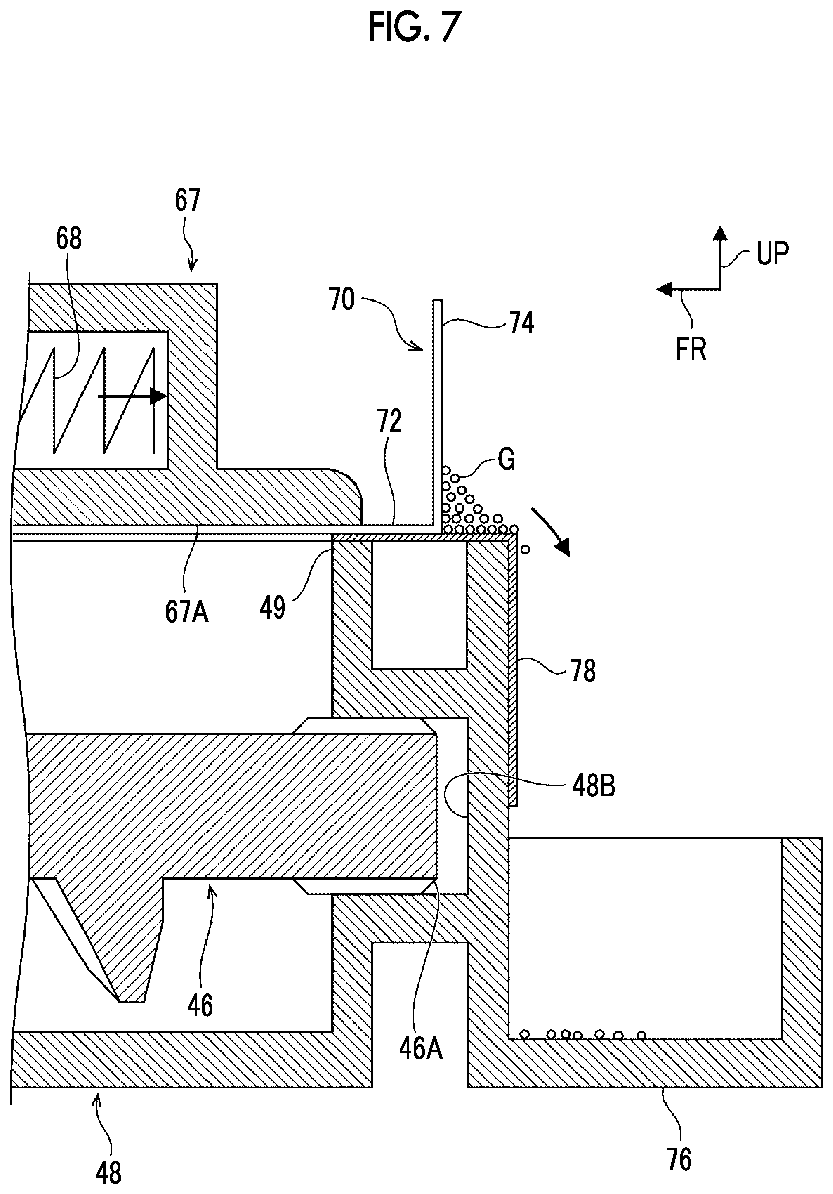 Patent US11774882 Figure 7 – Connection structure and image forming apparatus