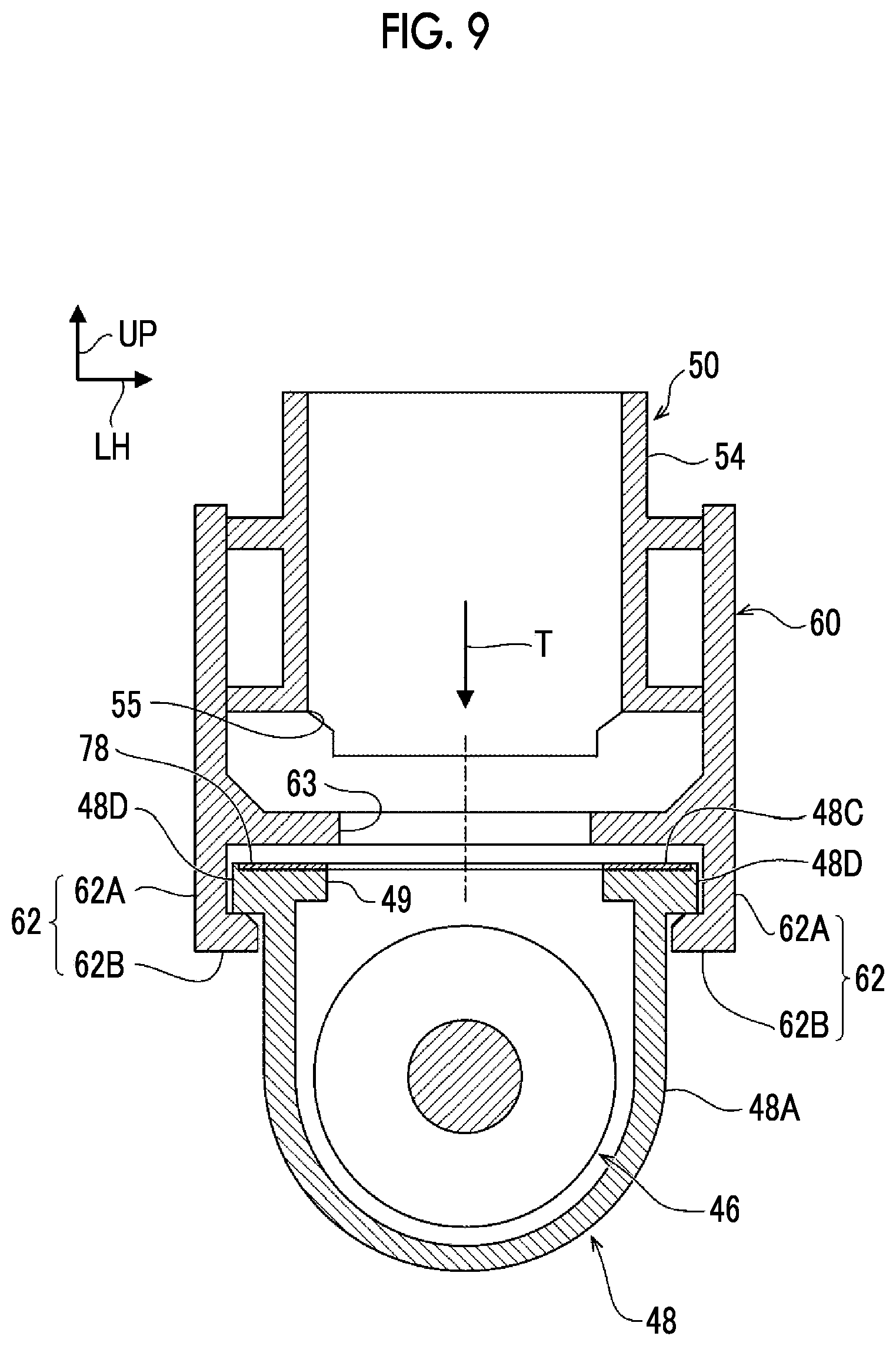 Patent US11774882 Figure 9 – Connection structure and image forming apparatus