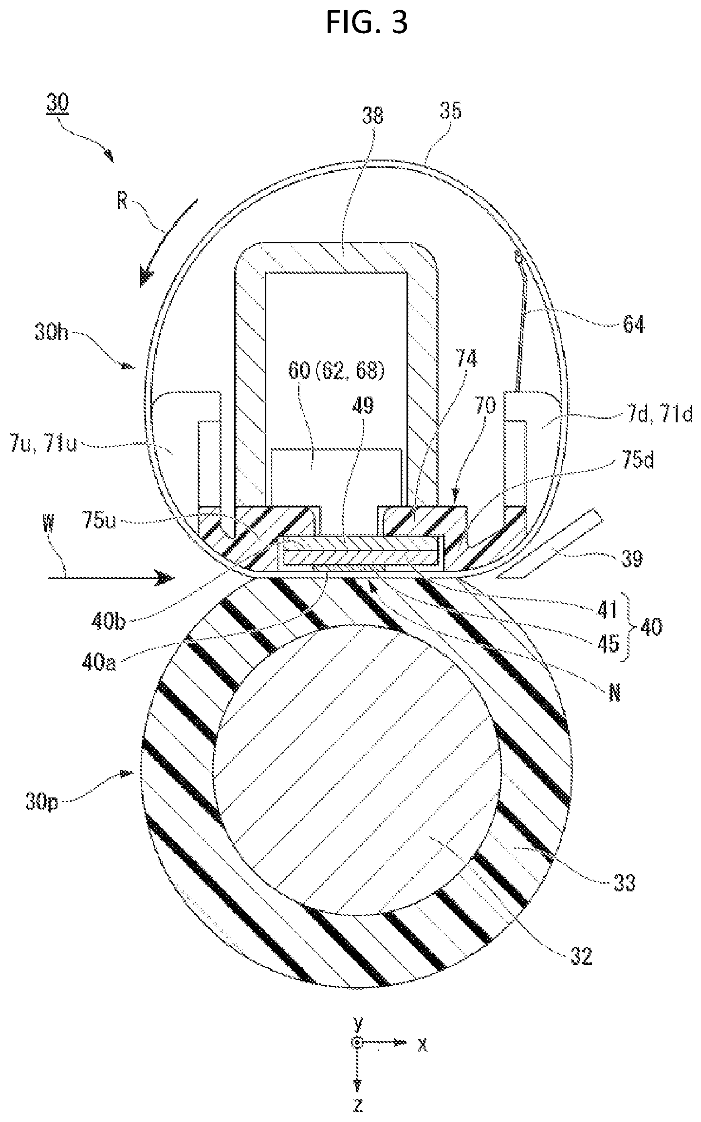 Patent US11774886 Figure 3 – Heating unit with support member and image processing apparatus incorporating a heating unit
