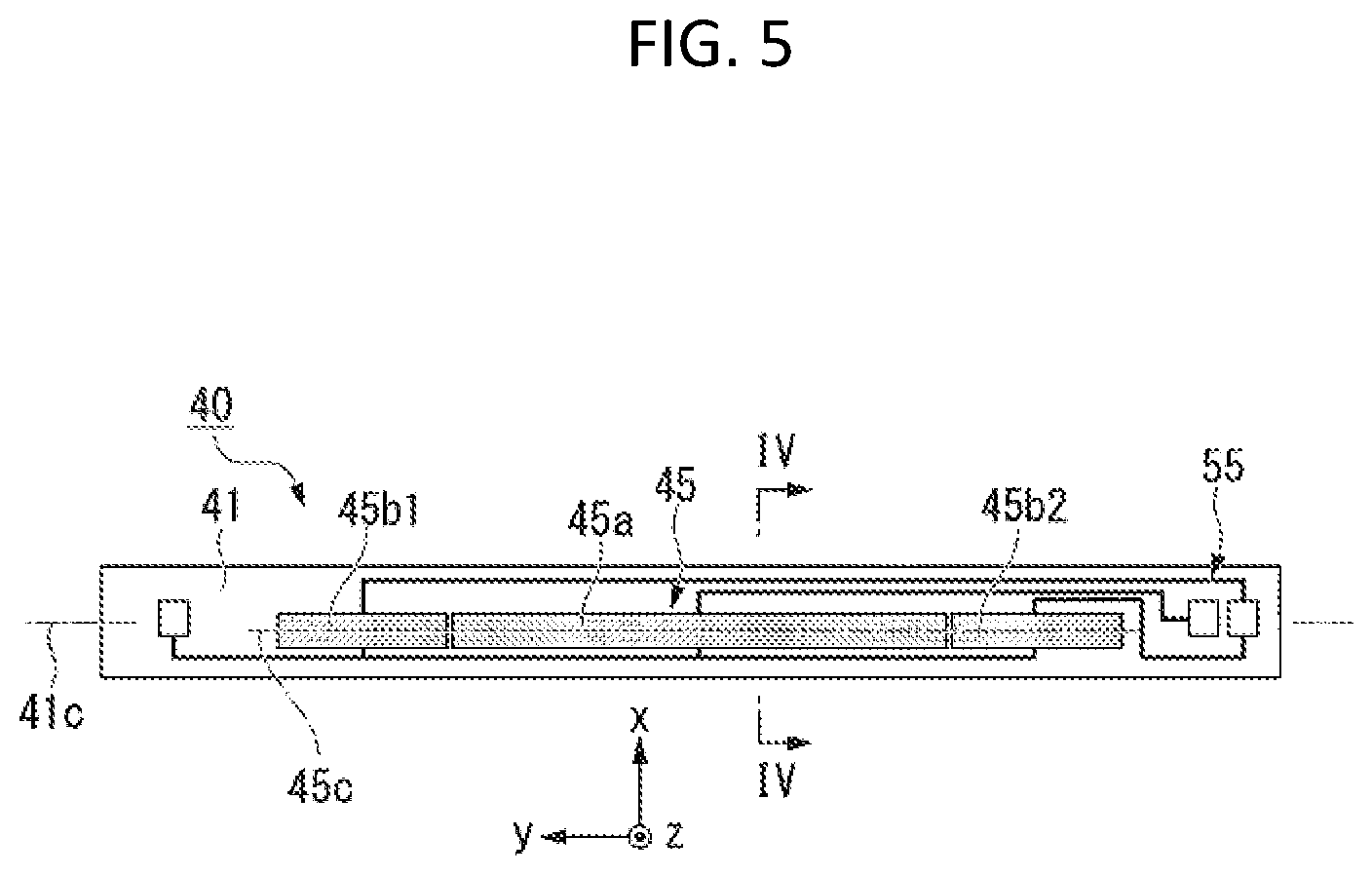 Patent US11774886 Figure 5 – Heating unit with support member and image processing apparatus incorporating a heating unit