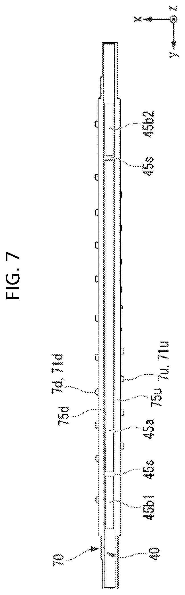 Patent US11774886 Figure 7 – Heating unit with support member and image processing apparatus incorporating a heating unit