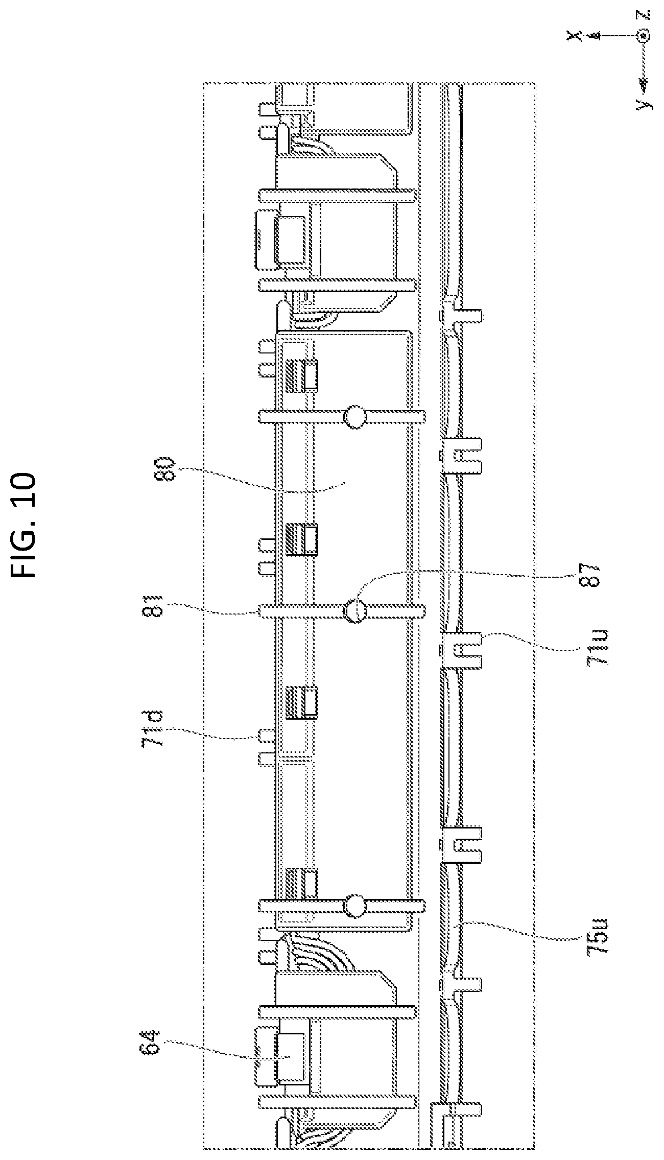 Patent US11774886 Figure 10 – Heating unit with support member and image processing apparatus incorporating a heating unit