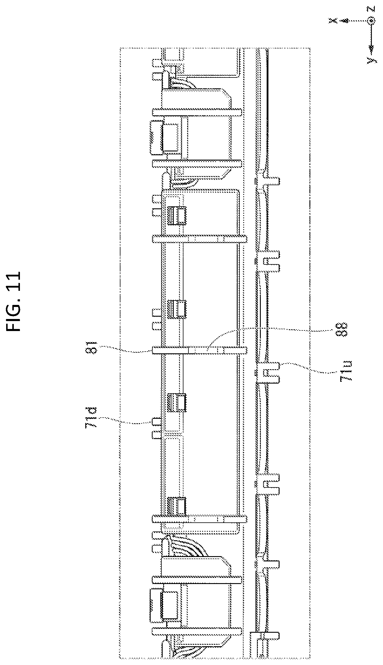 Patent US11774886 Figure 11 – Heating unit with support member and image processing apparatus incorporating a heating unit