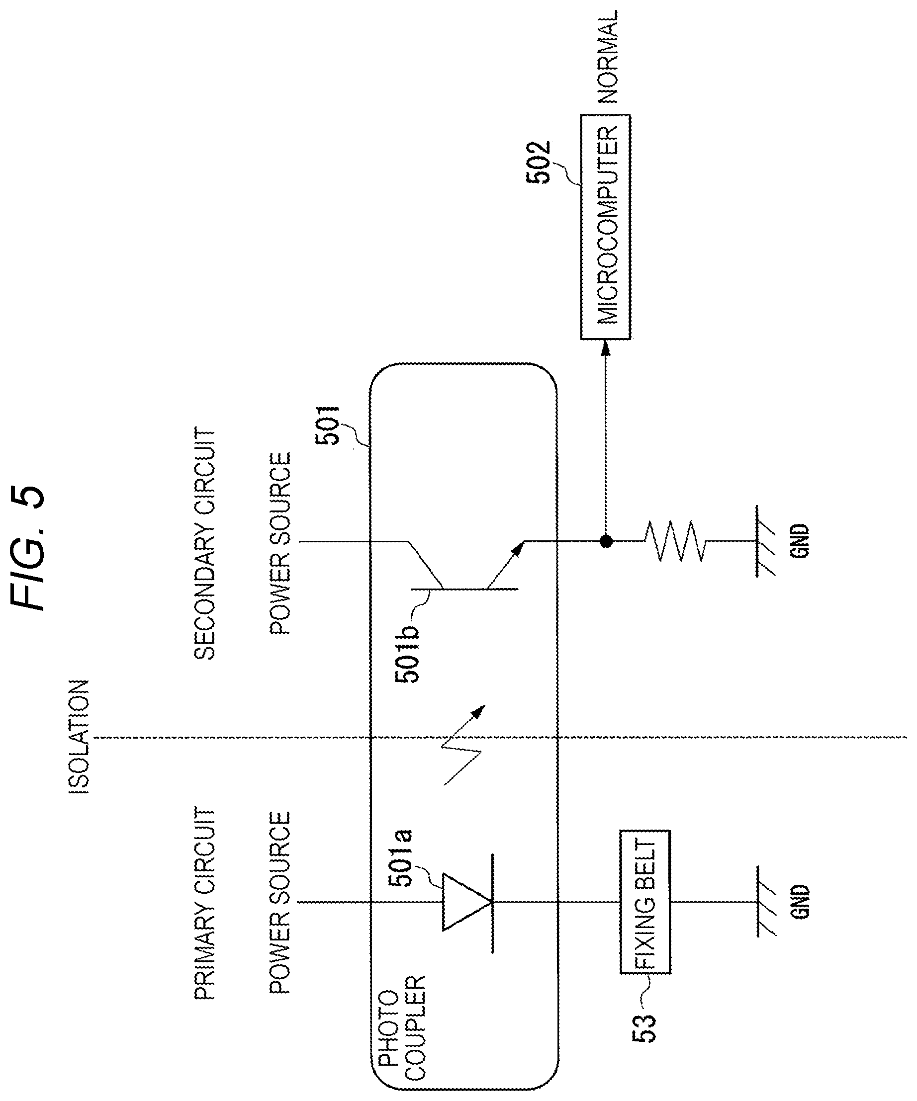 Patent US11774887 Figure 5 – Image forming apparatus having a fixing unit and heating control method