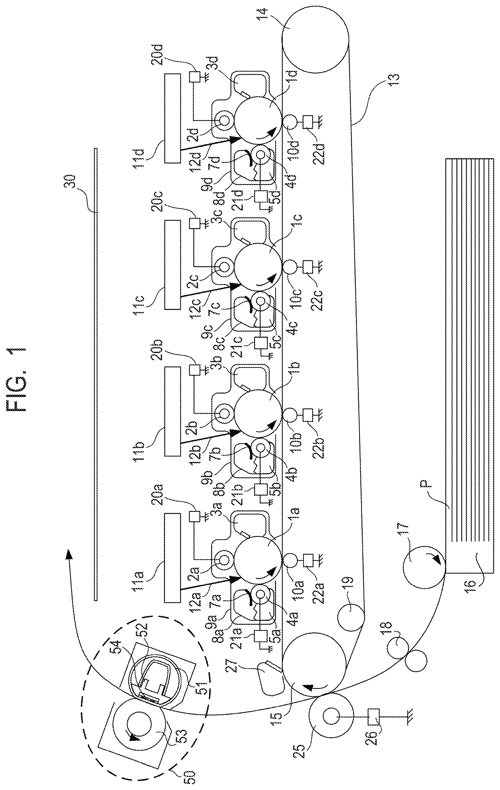 Patent US11774888 Figure 1 – Heating apparatus including a plurality of heat generation members, fixing apparatus, and image forming apparatus