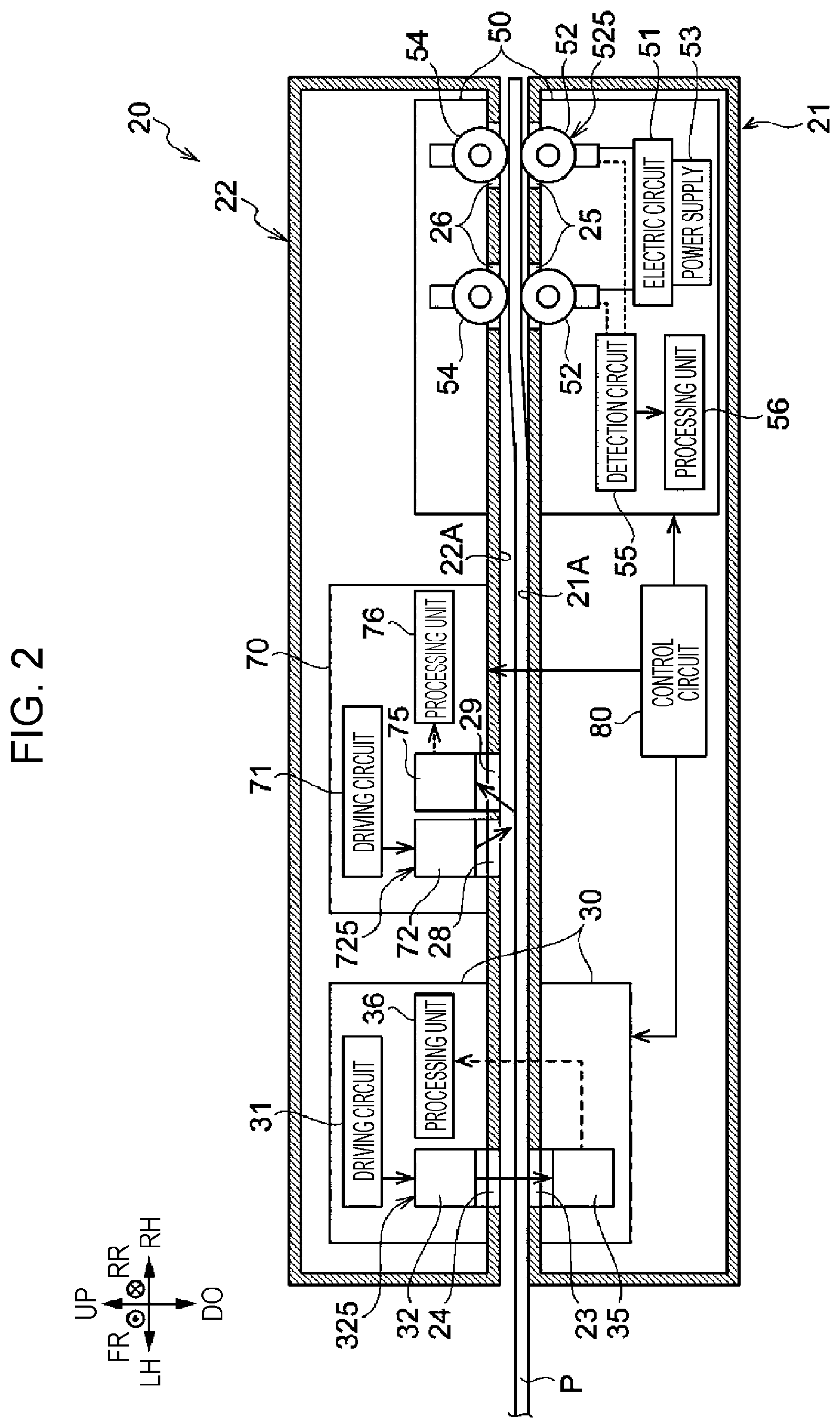 Patent US11774893 Figure 2 – Measurement device and image forming apparatus