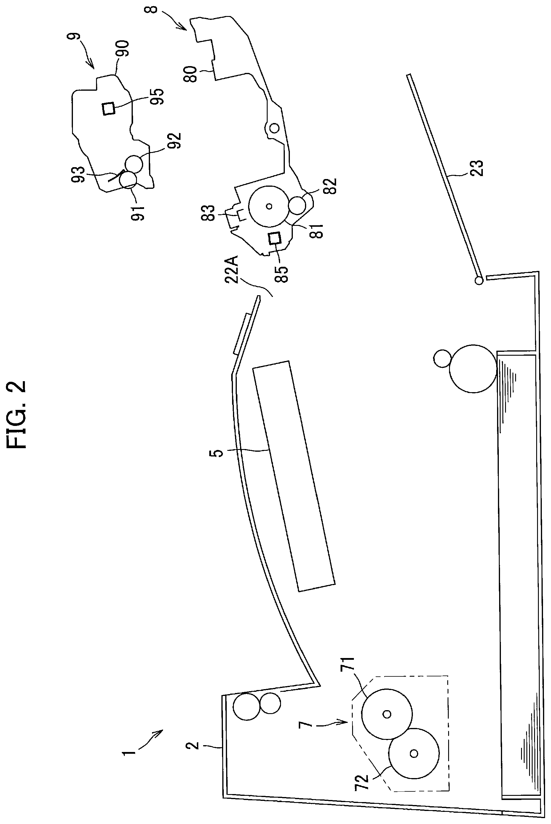 Patent US11774894 Figure 2 – Image forming apparatus capable of determining whether to order new drum cartridge together with new toner cartridge
