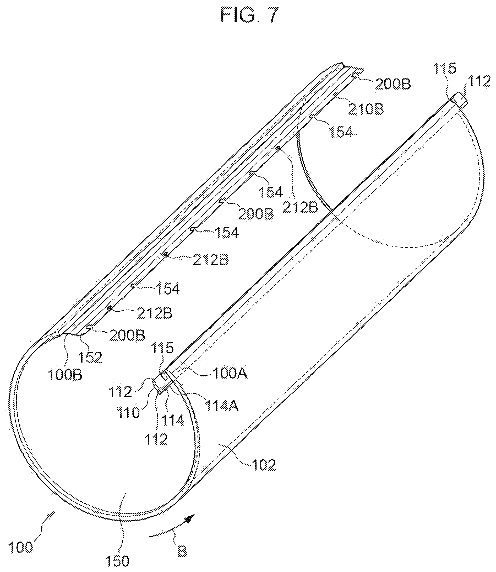 Patent US11774896 Figure 7 – Method for attaching sheet member to cylinder body and sheet member package