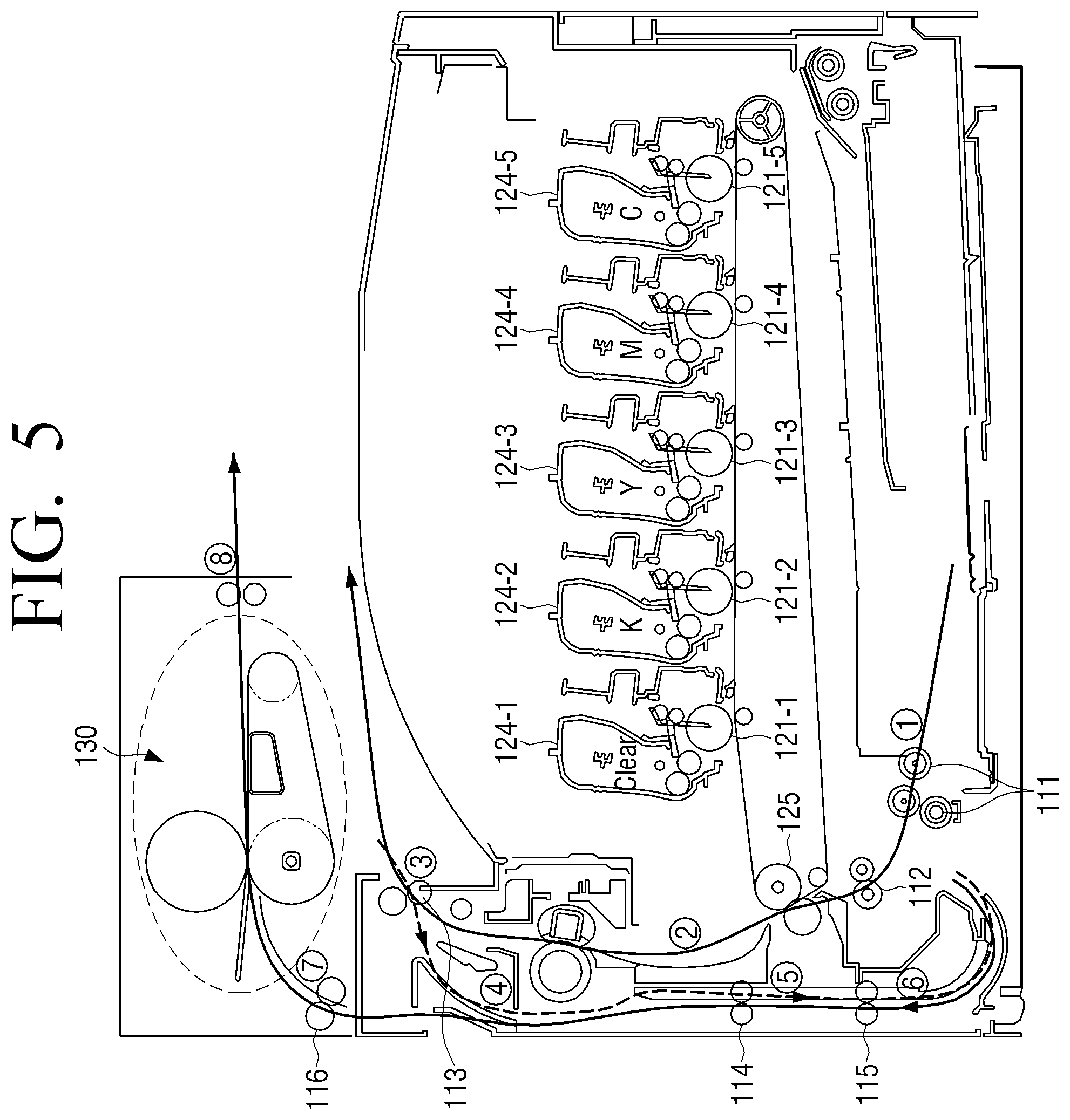 Patent US11774898 Figure 5 – Selective gloss treatment of print media