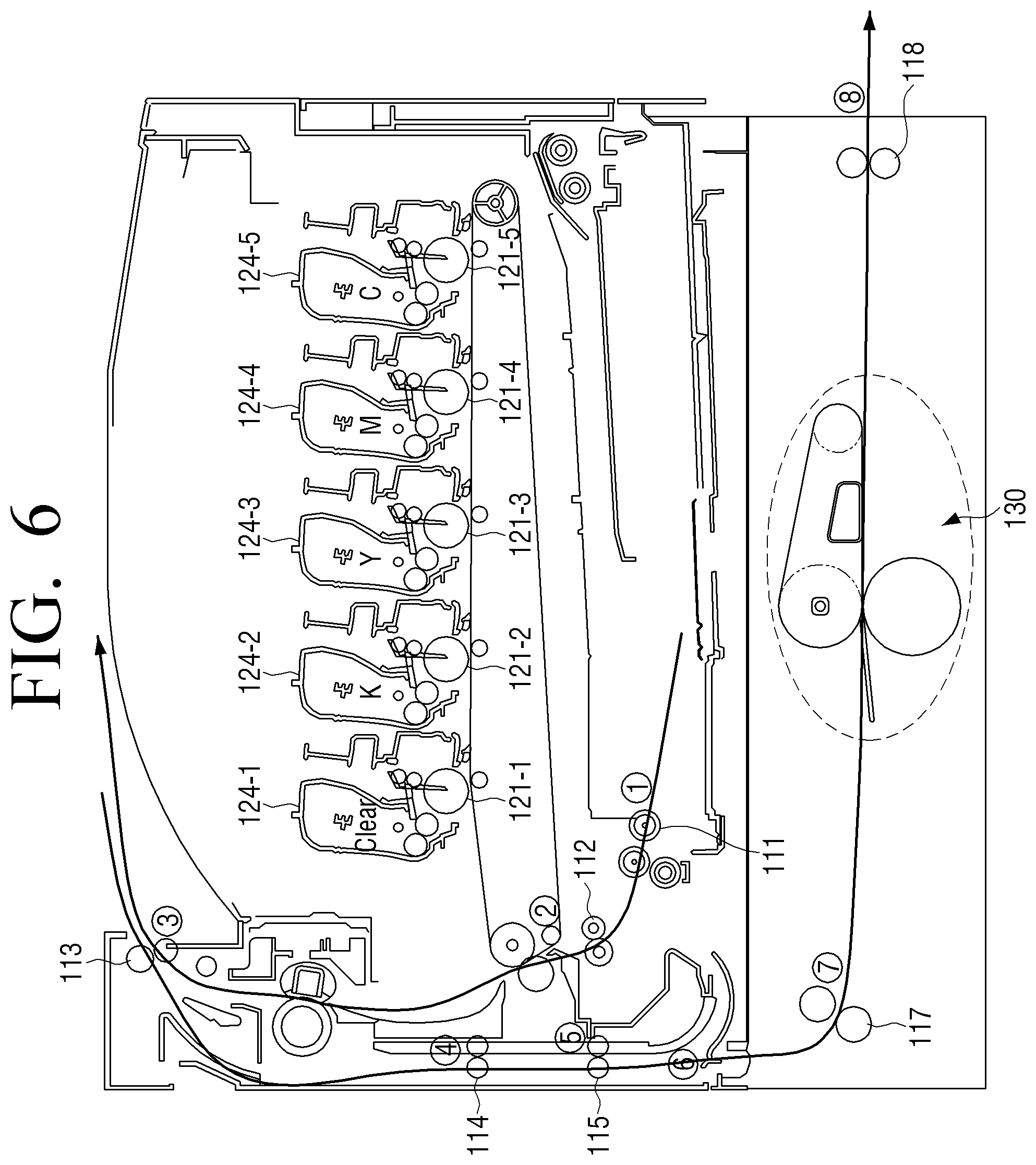 Patent US11774898 Figure 6 – Selective gloss treatment of print media