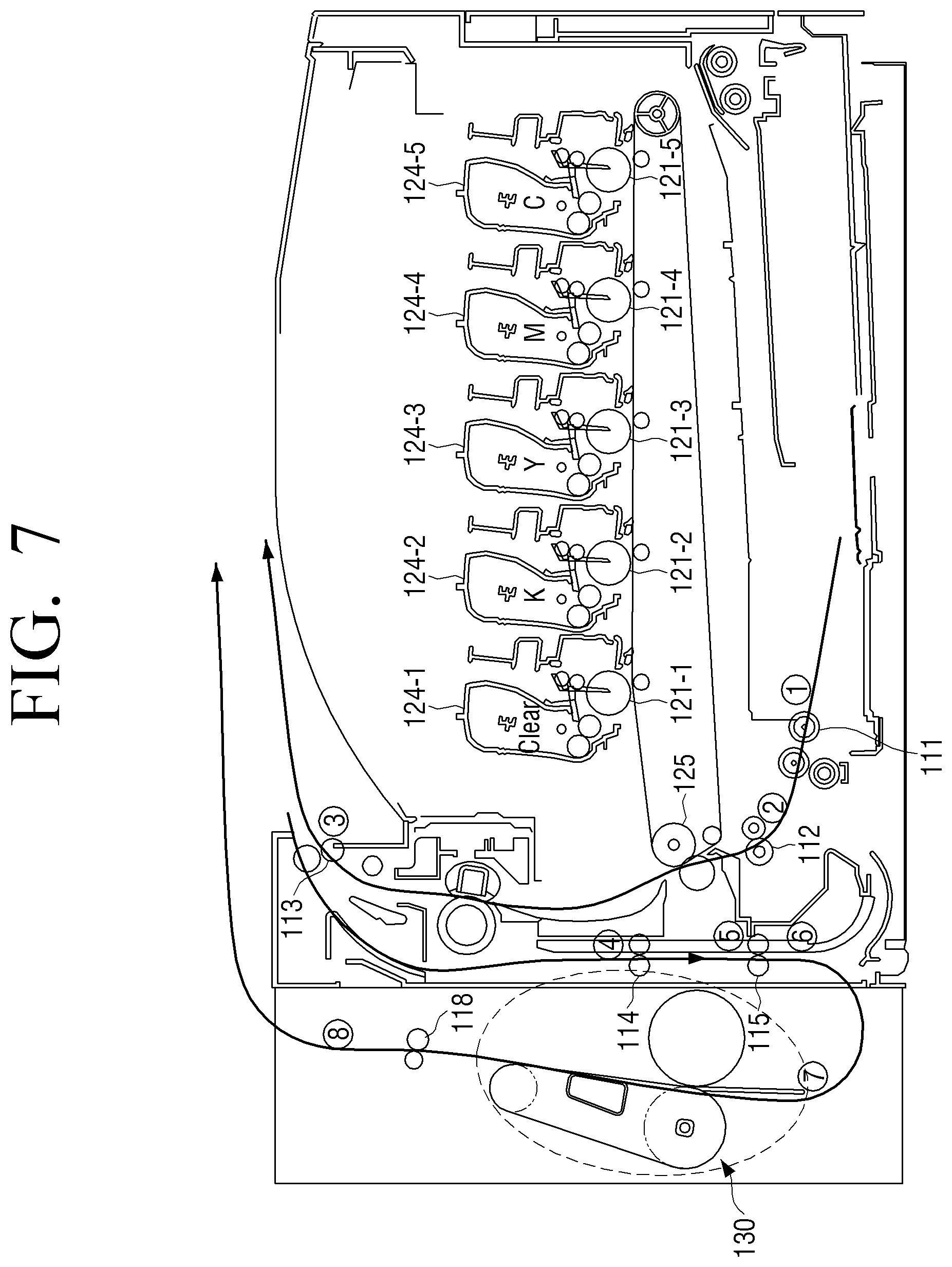 Patent US11774898 Figure 7 – Selective gloss treatment of print media