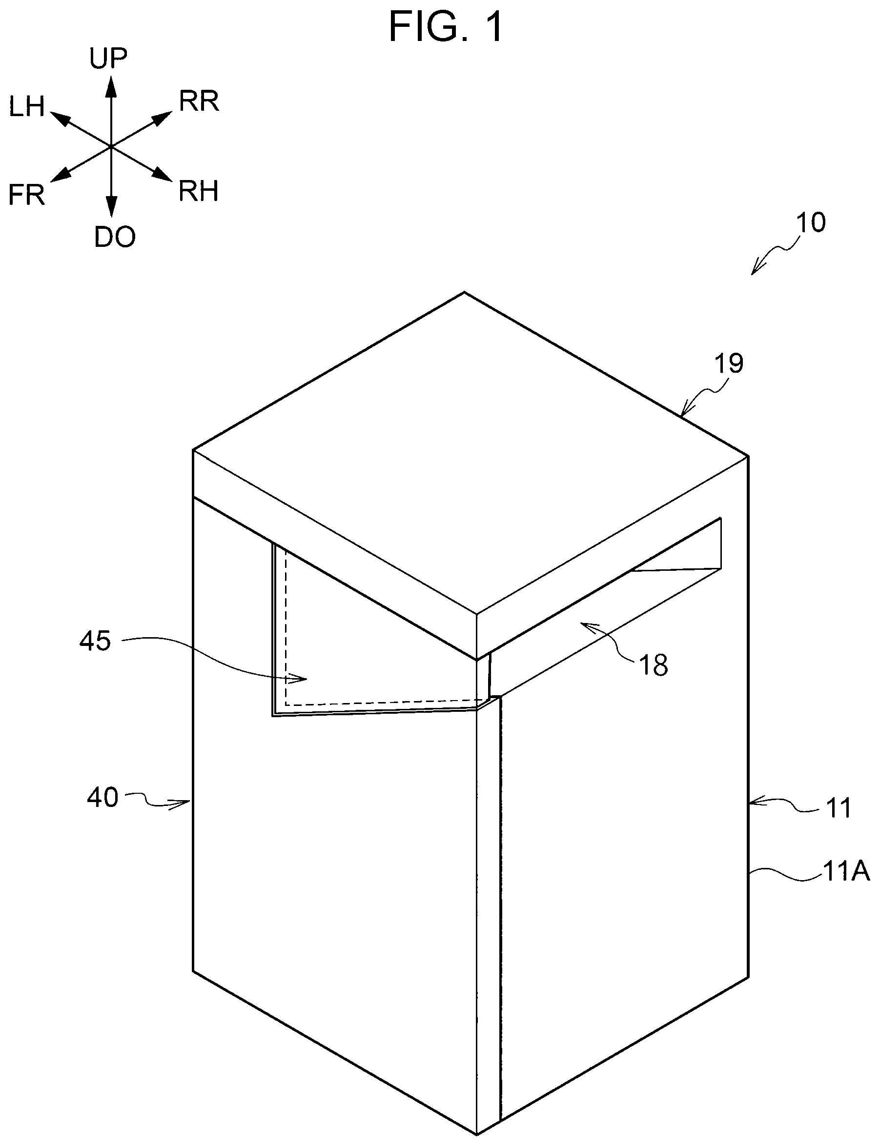 Patent US11774901 Figure 1 – Driving device, apparatus including openable/closeable member, and image forming apparatus
