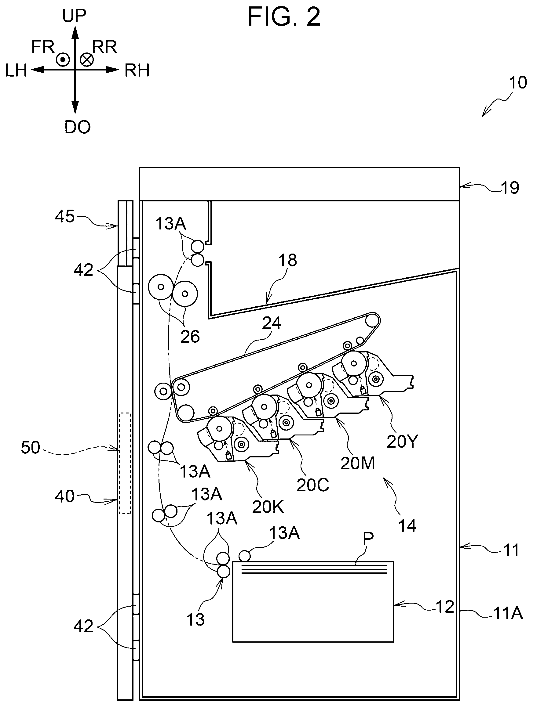 Patent US11774901 Figure 2 – Driving device, apparatus including openable/closeable member, and image forming apparatus