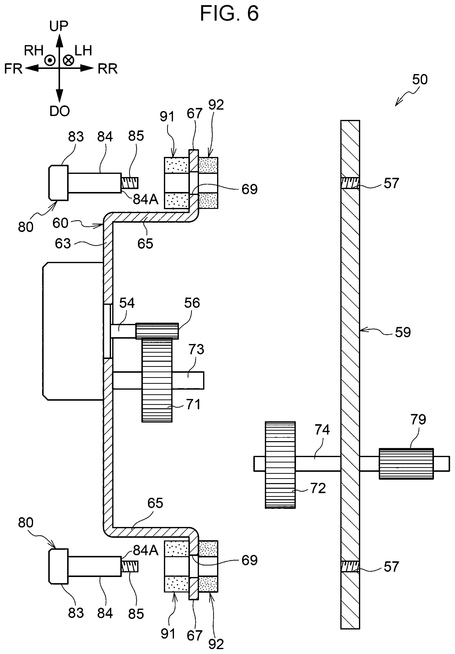 Patent US11774901 Figure 6 – Driving device, apparatus including openable/closeable member, and image forming apparatus