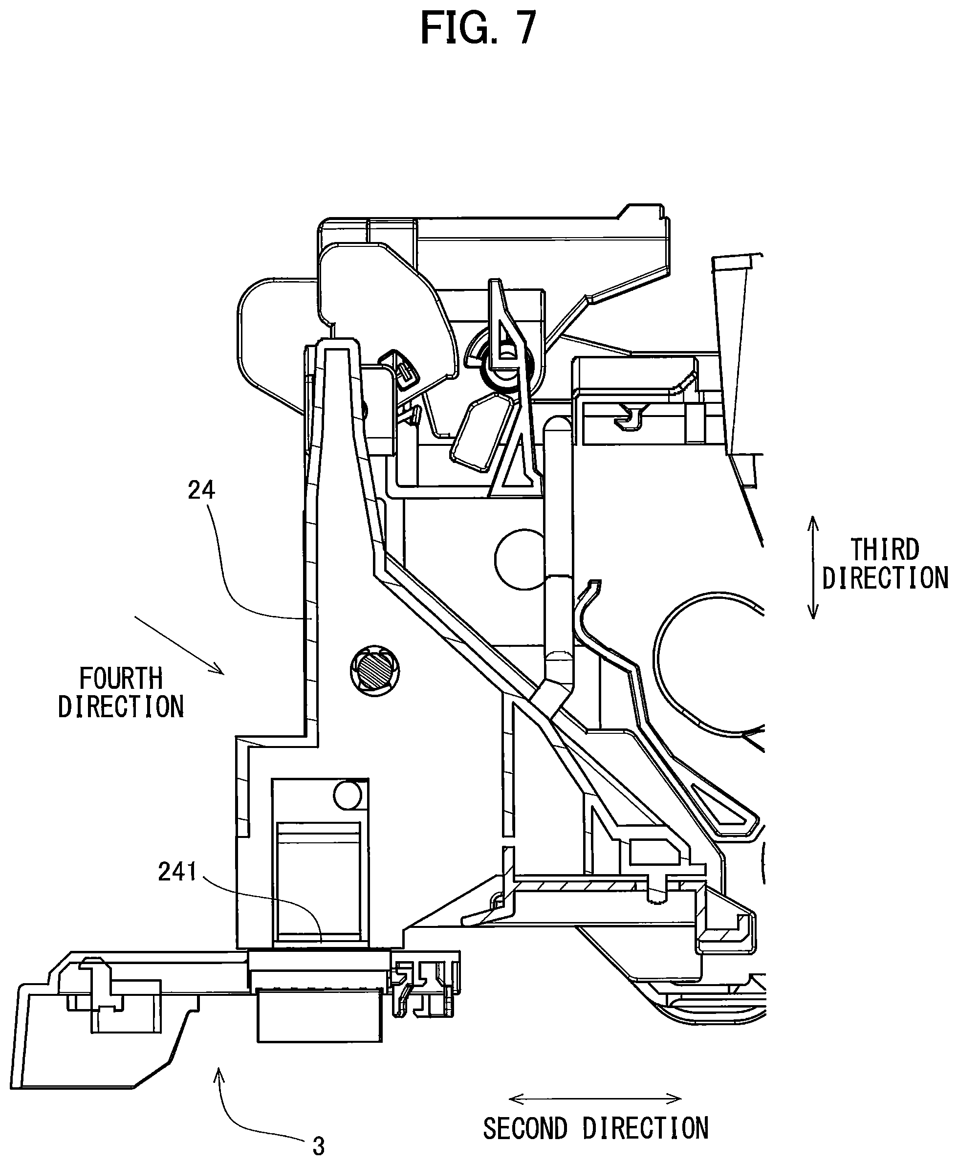 Patent US11774902 Figure 7 – Drum unit having electrical contact surface positioned at outer surface of frame and image forming apparatus provided with the same