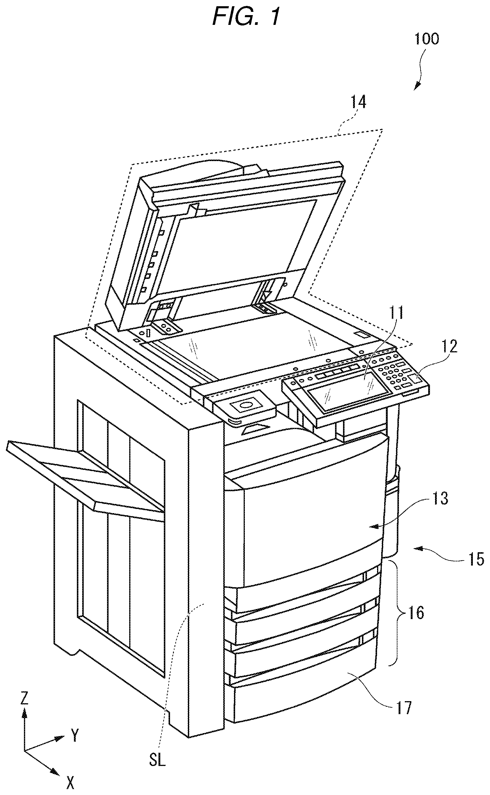 Patent US11774904 Figure 1 – Cassette drawing-in device
