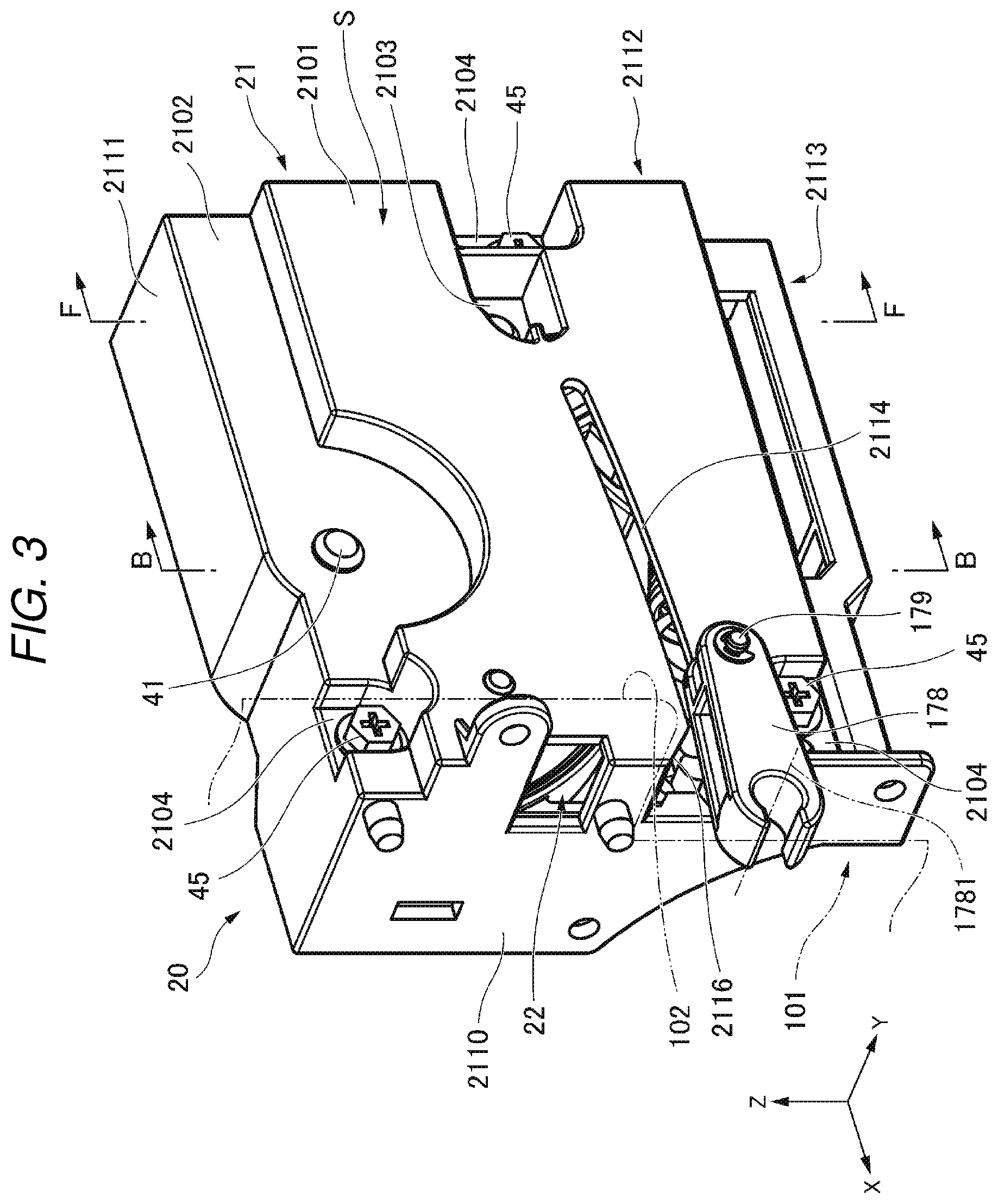 Patent US11774904 Figure 3 – Cassette drawing-in device