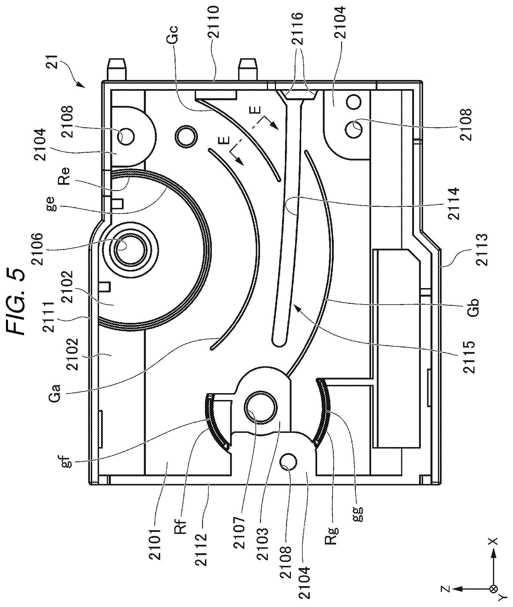 Patent US11774904 Figure 5 – Cassette drawing-in device