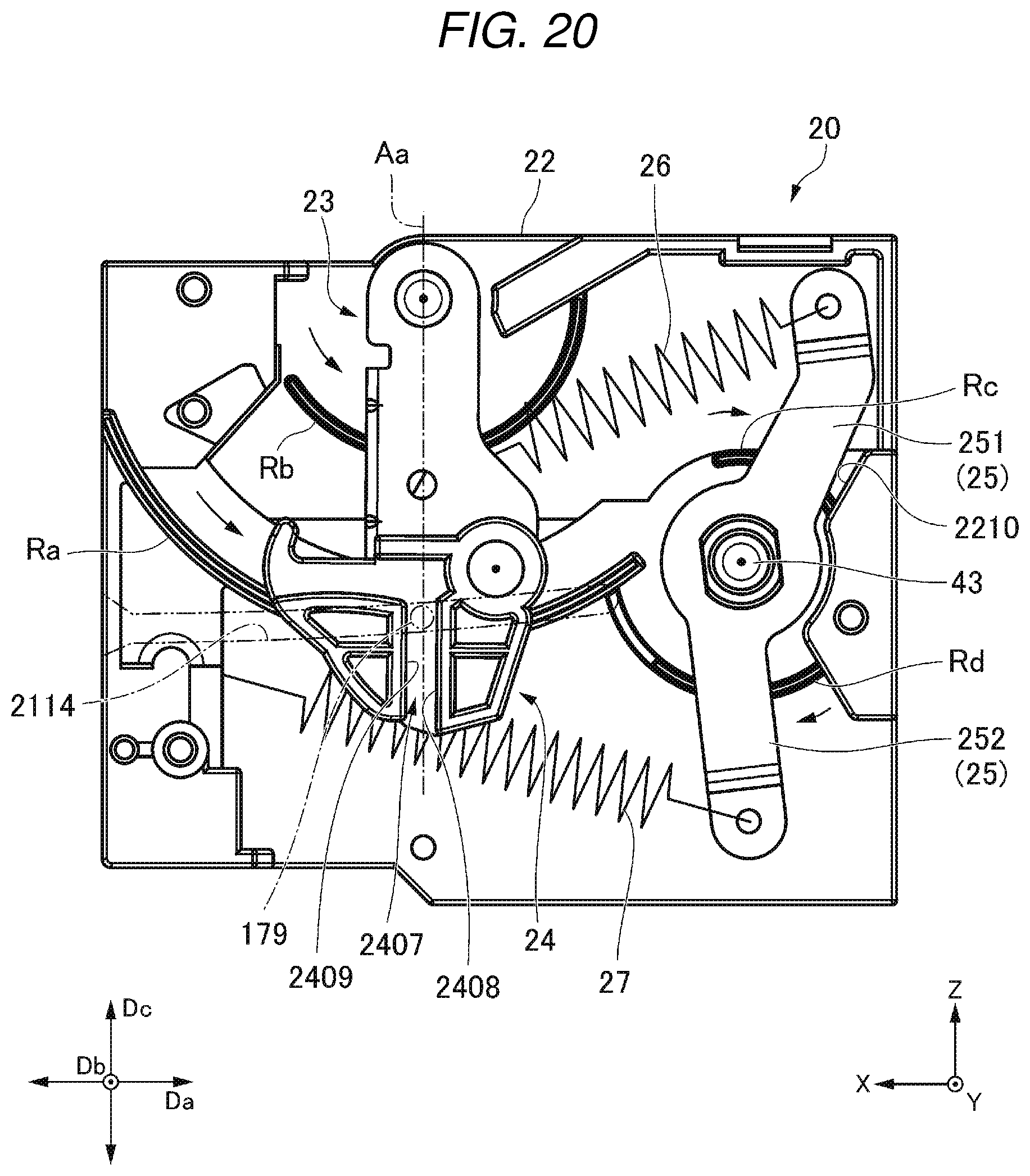 Patent US11774904 Figure 16 – Cassette drawing-in device