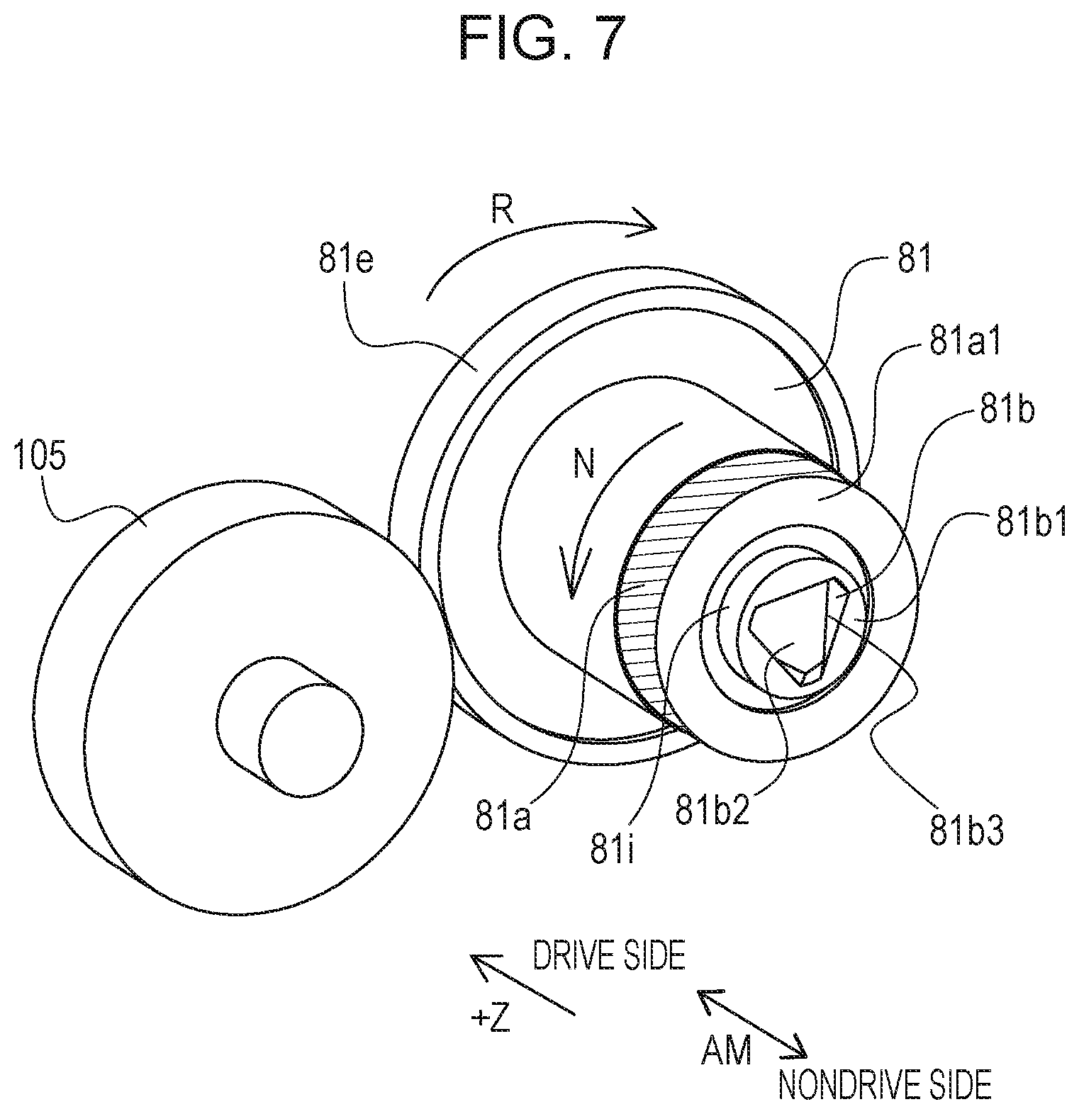 Patent US11774905 Figure 7 – Electrophotographic image forming apparatus