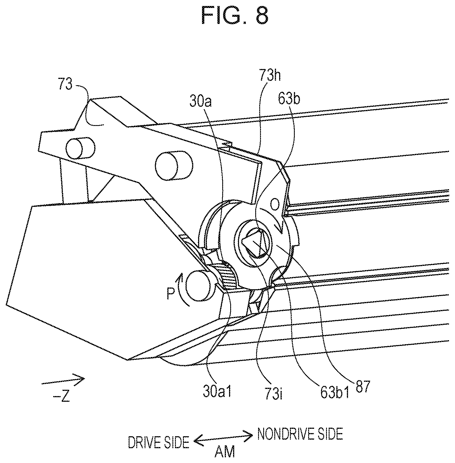 Patent US11774905 Figure 8 – Electrophotographic image forming apparatus