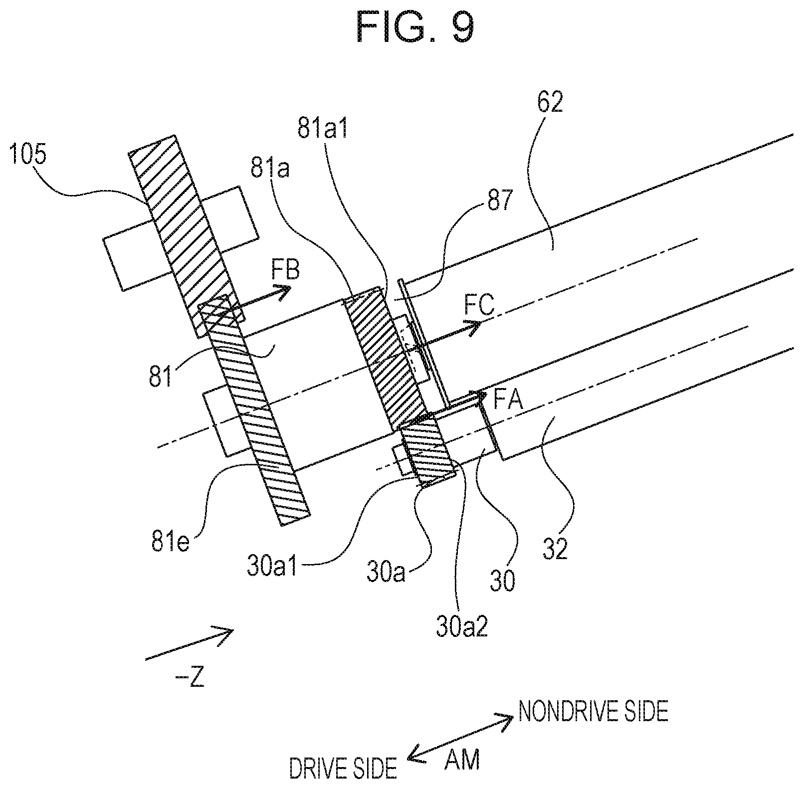 Patent US11774905 Figure 9 – Electrophotographic image forming apparatus