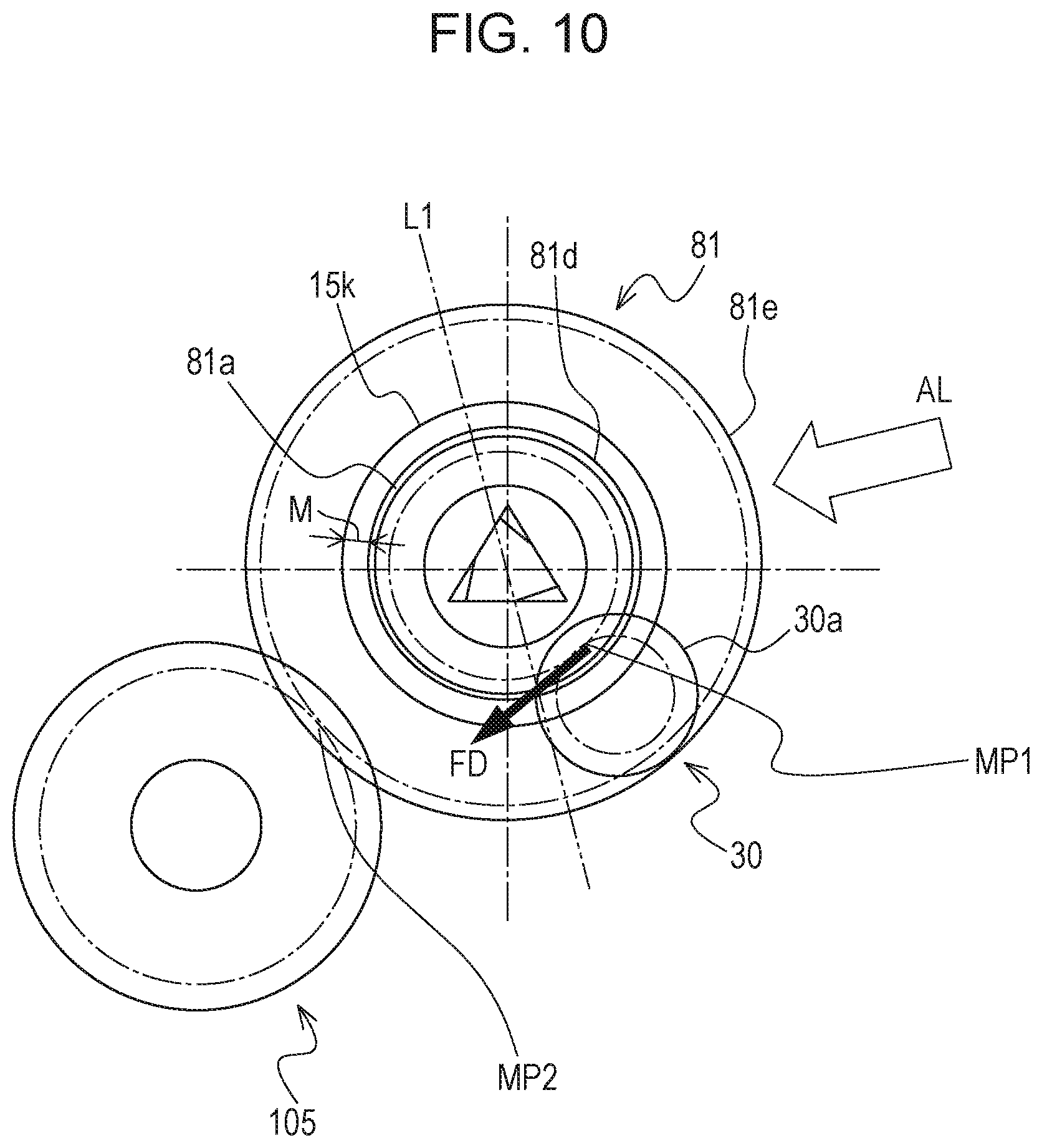 Patent US11774905 Figure 10 – Electrophotographic image forming apparatus