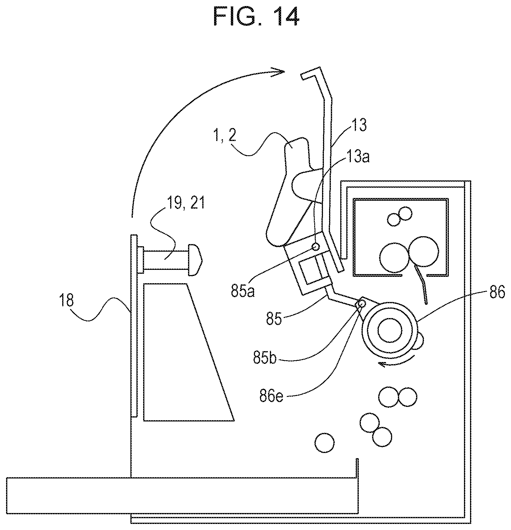 Patent US11774905 Figure 14 – Electrophotographic image forming apparatus