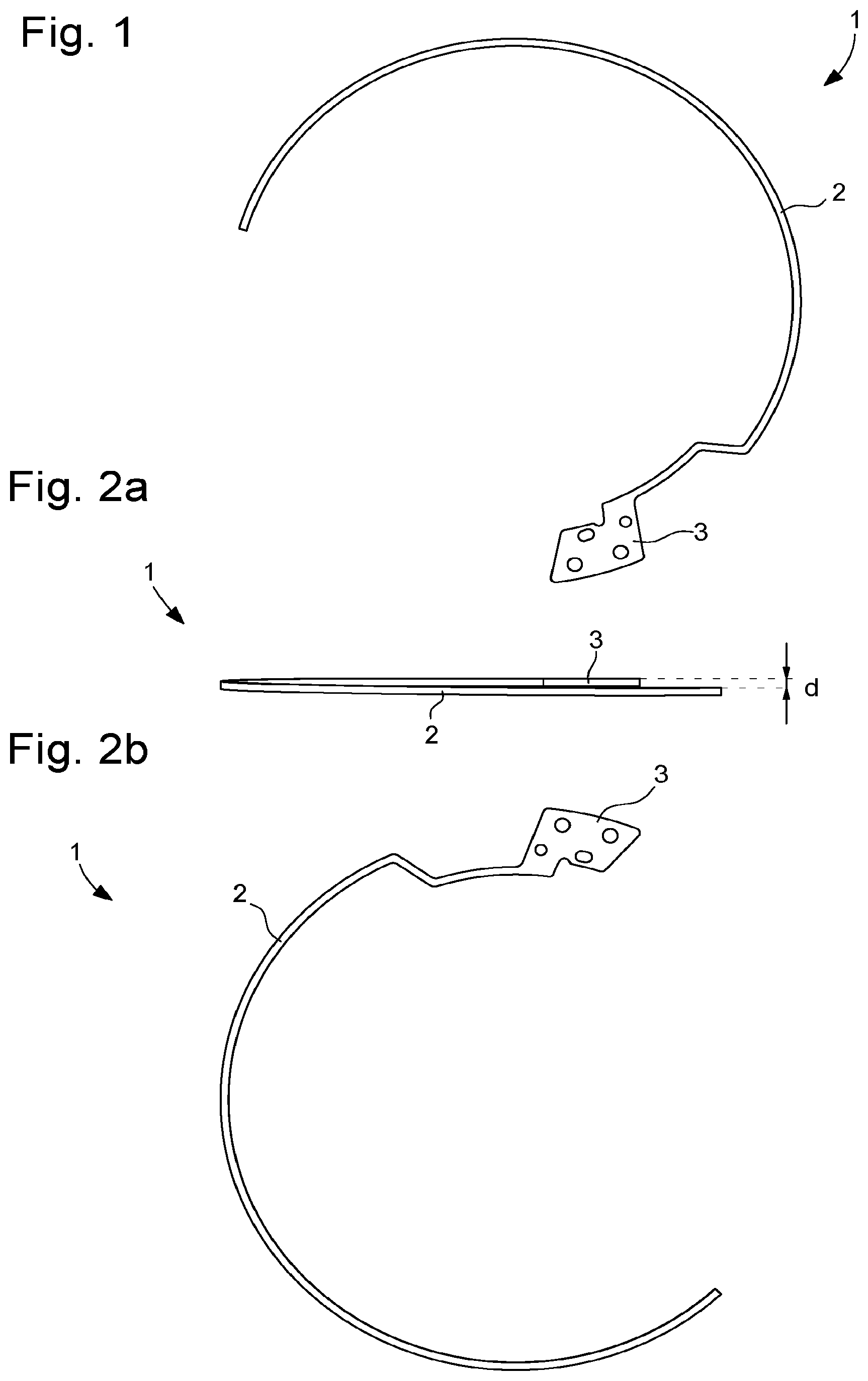 Patent US11774910 Figure 1 – Resonant member for a striking mechanism of a watch or of a music box