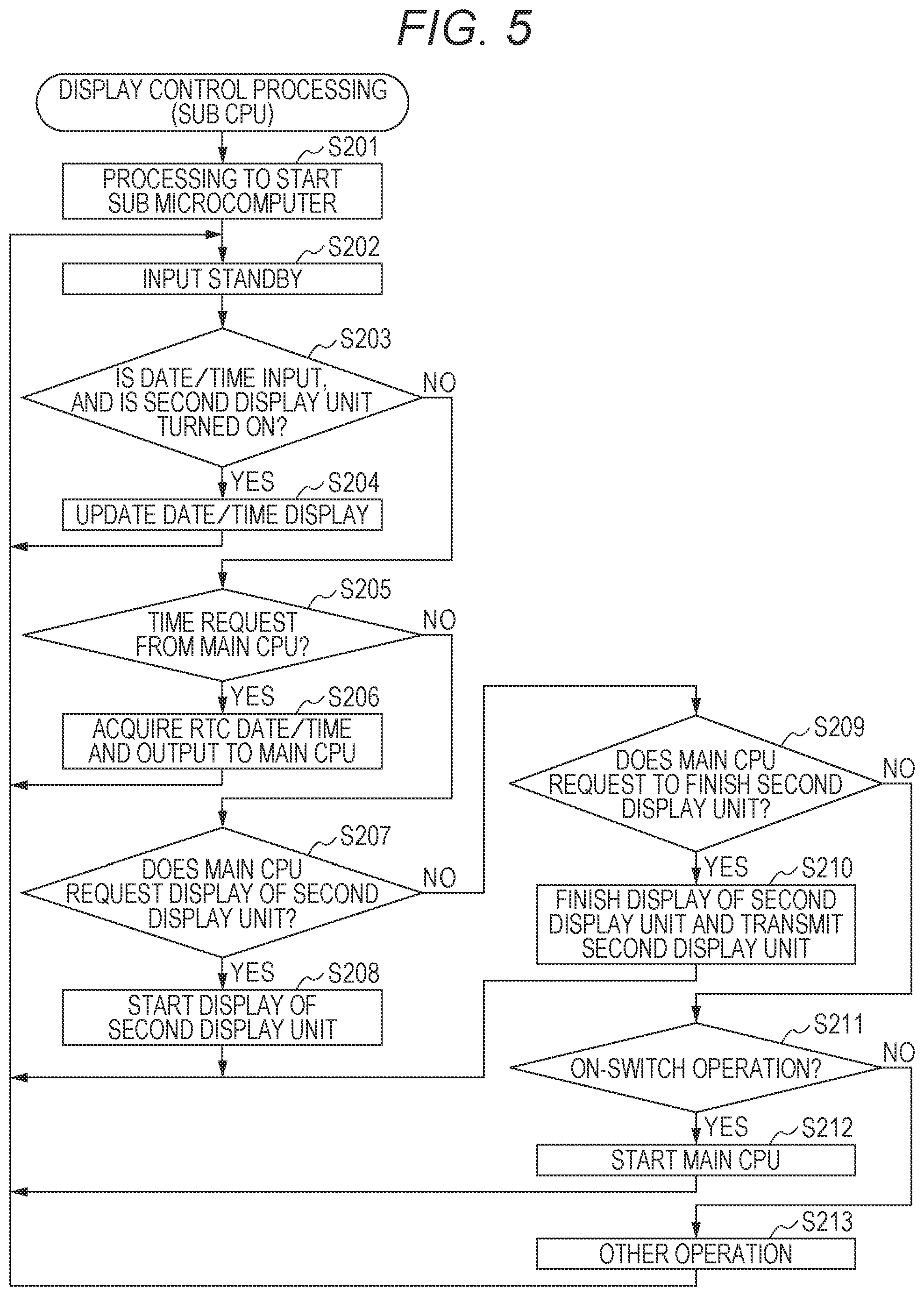 Patent US11774916 Figure 5 – Electronic device capable of appropriately using various time displays