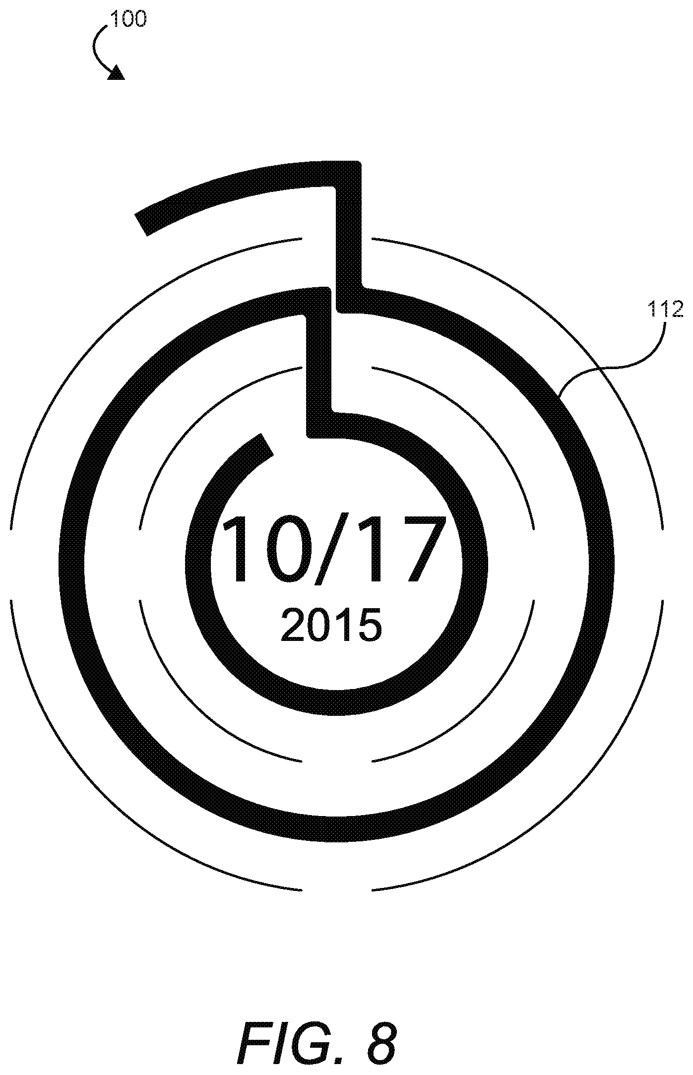 Patent US11774917 Figure 8 – Apparatus with API for use in indicating time interval durations of particular events