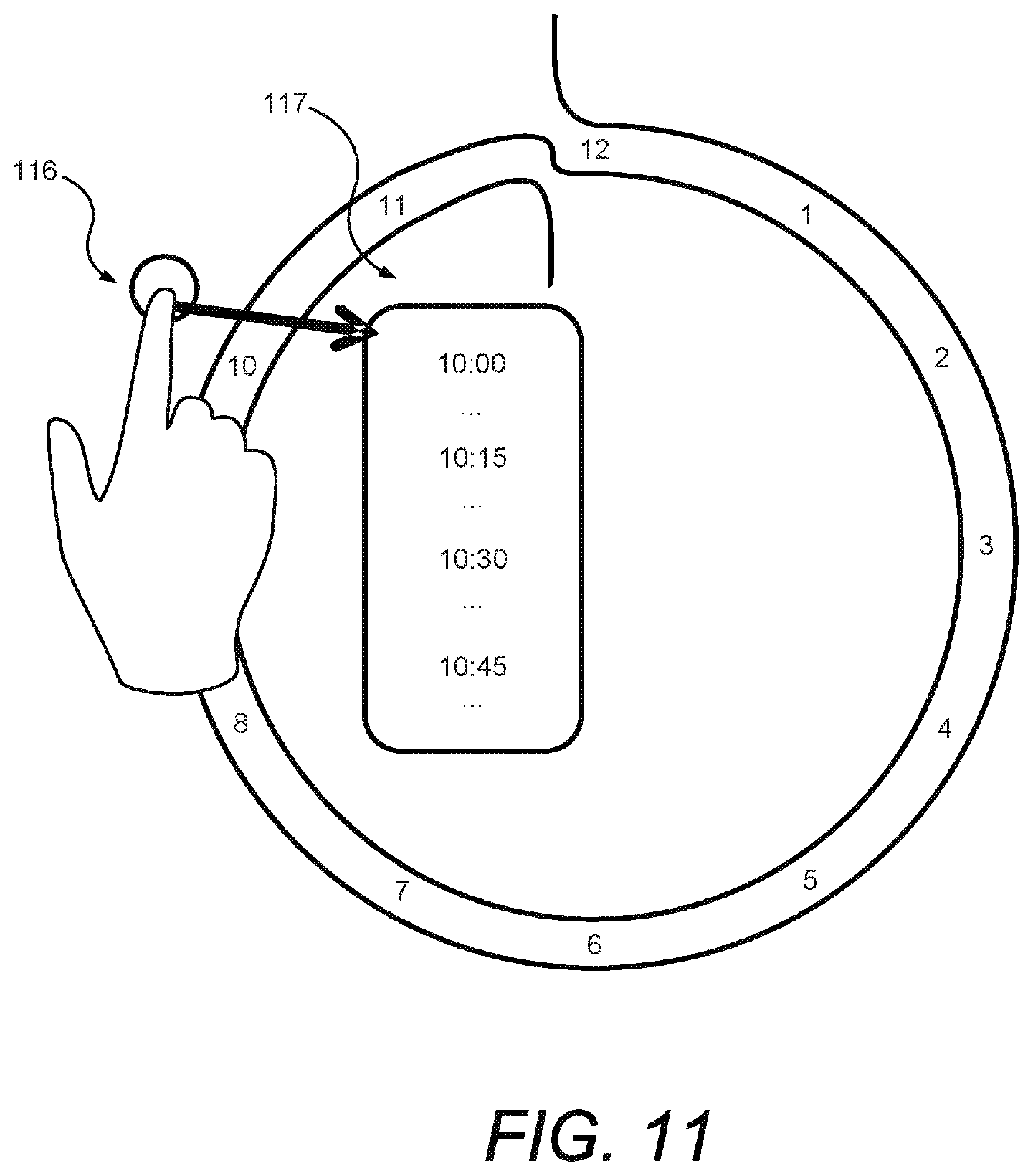Patent US11774917 Figure 11 – Apparatus with API for use in indicating time interval durations of particular events