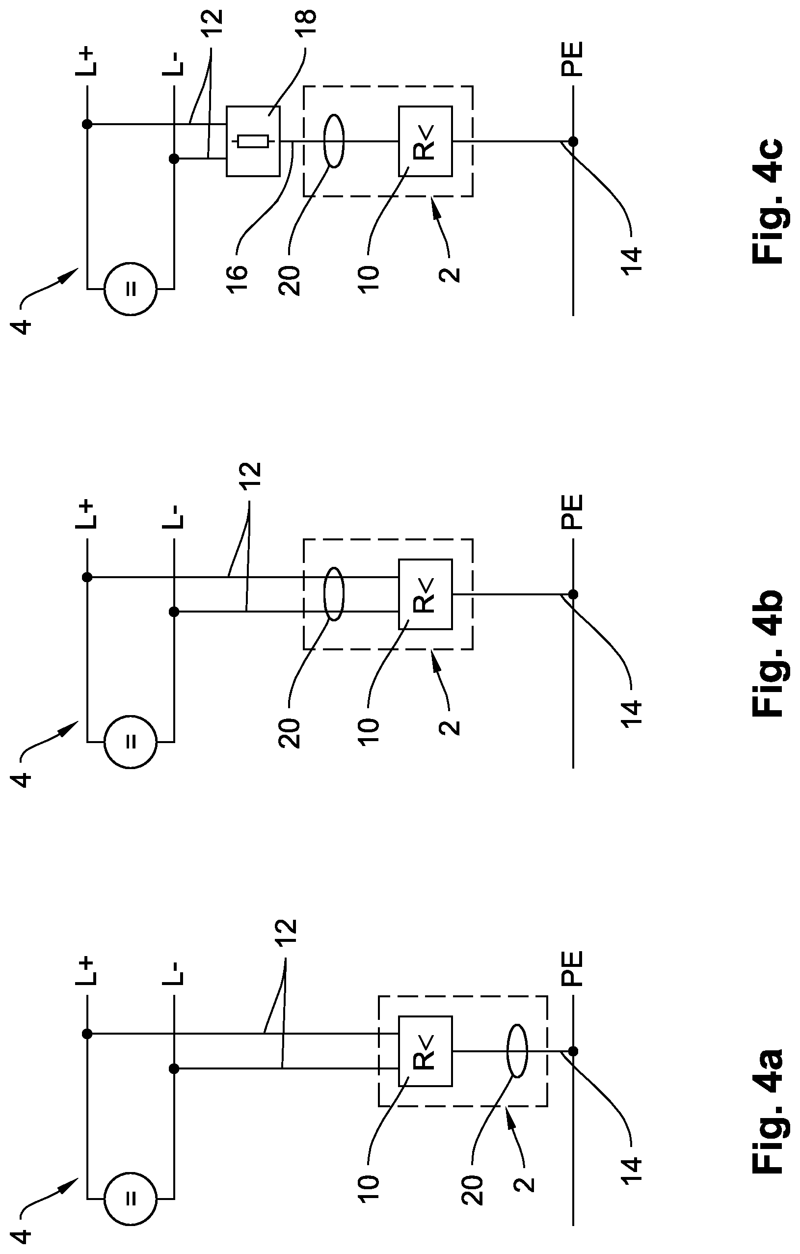 Patent US11774918 Figure 6 – Electric circuit arrangement for standard insulation monitoring with emergency shut-down for an ungrounded power supply system upon detection of a ground fault