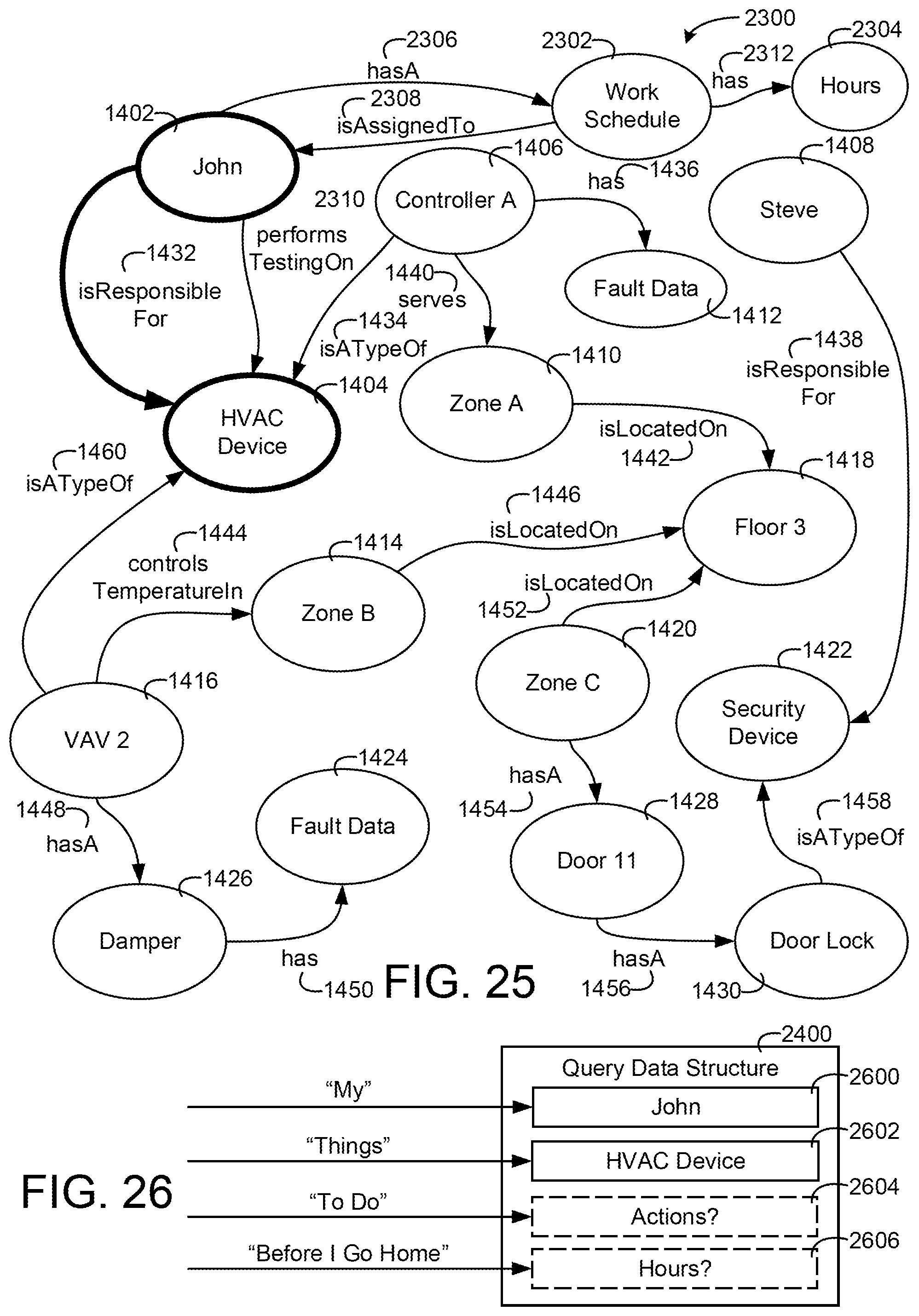 Patent US11774920 Figure 13 – Building system with user presentation composition based on building context