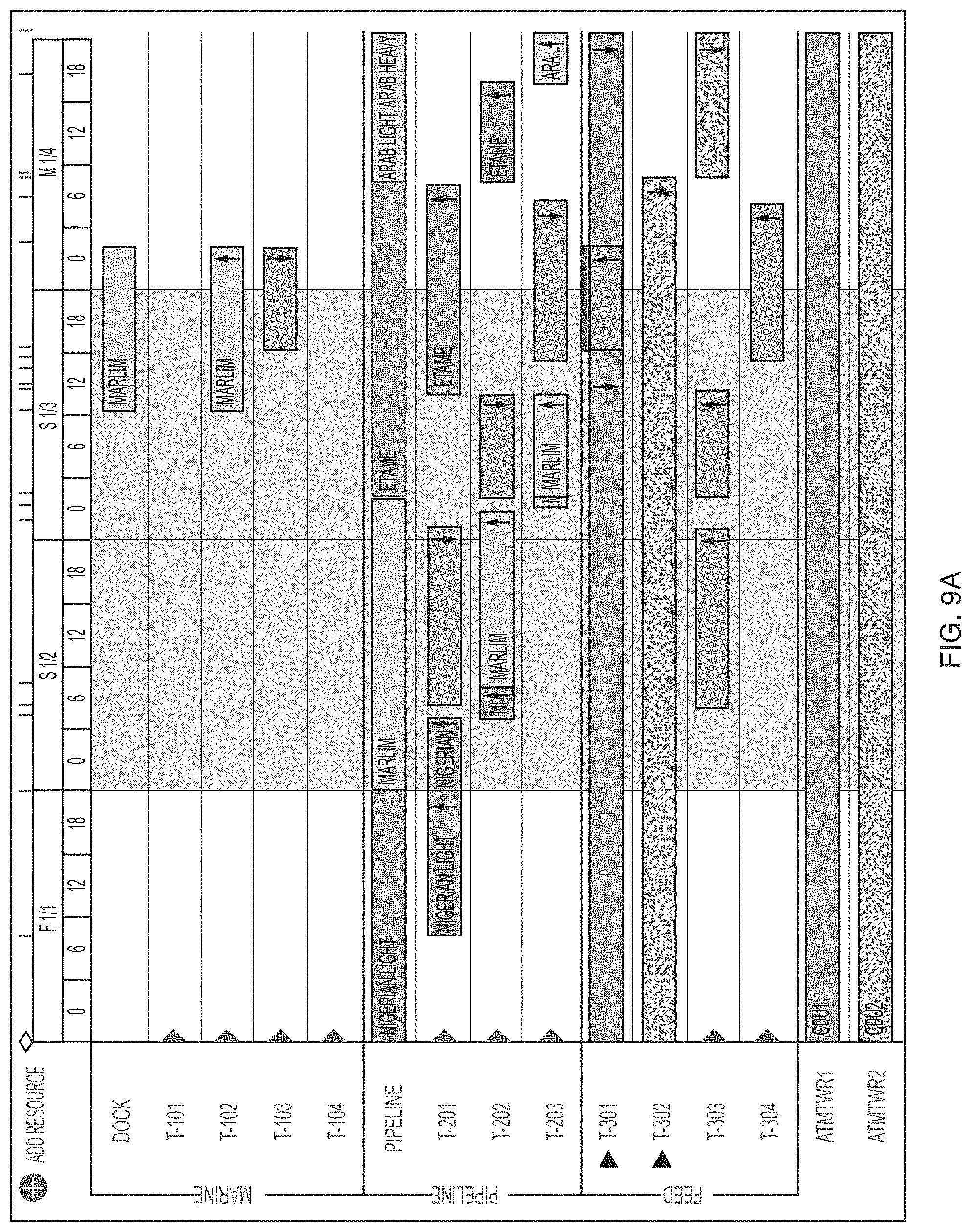 Patent US11774924 Figure 10 – Method and system for process schedule reconciliation using algebraic model optimization