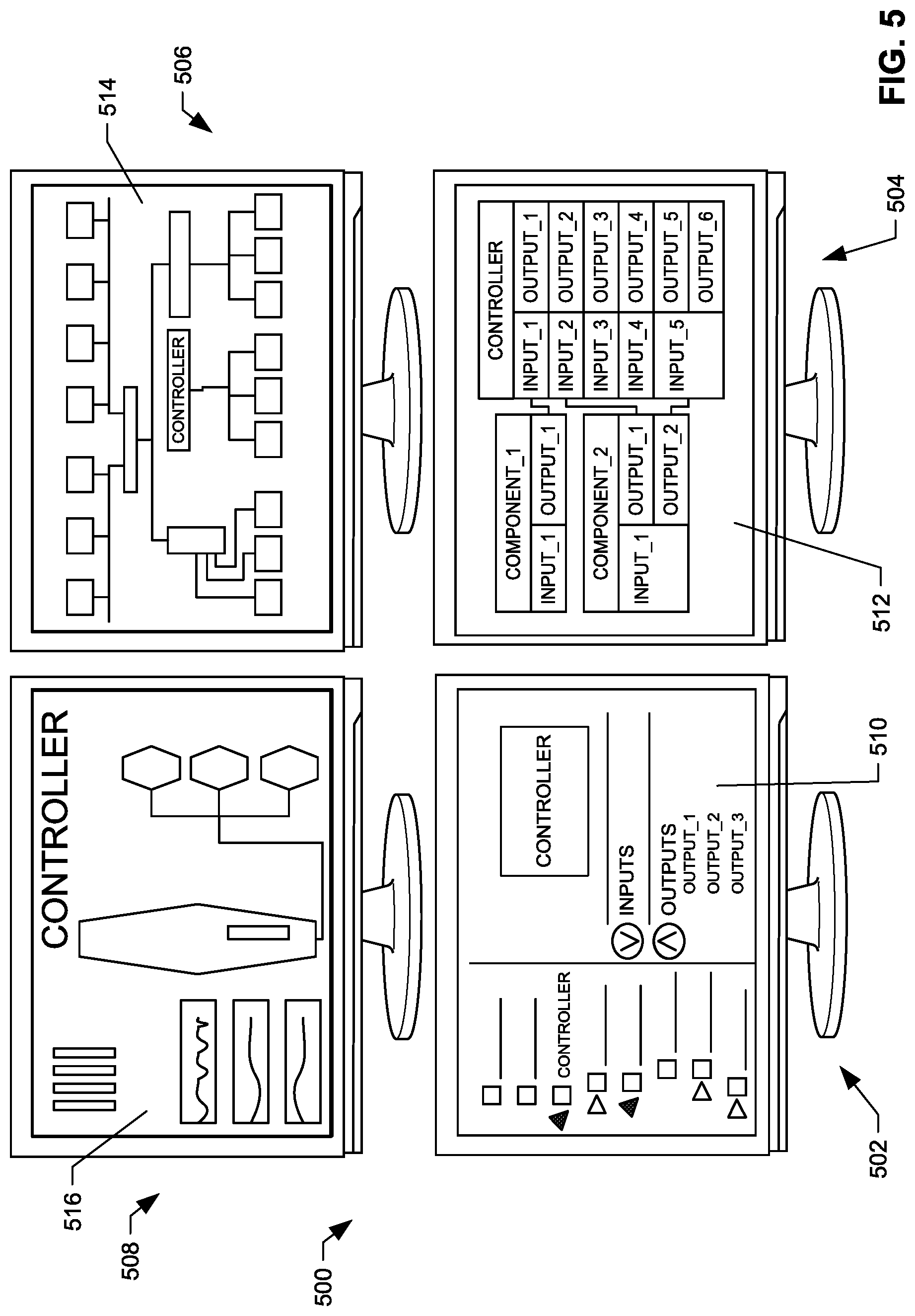 Patent US11774927 Figure 5 – Methods and apparatus to provide a role-based user interface